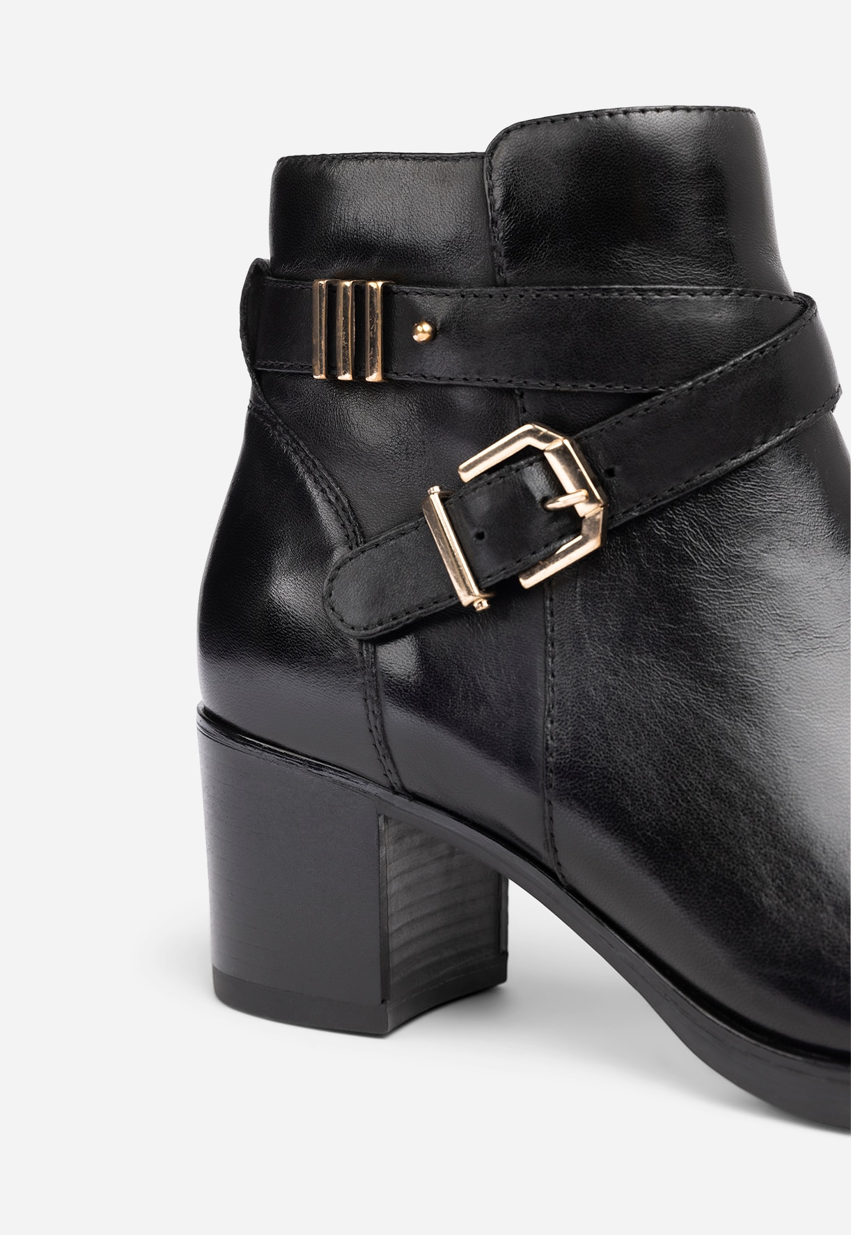 PACE, Boots med glidelås Sort