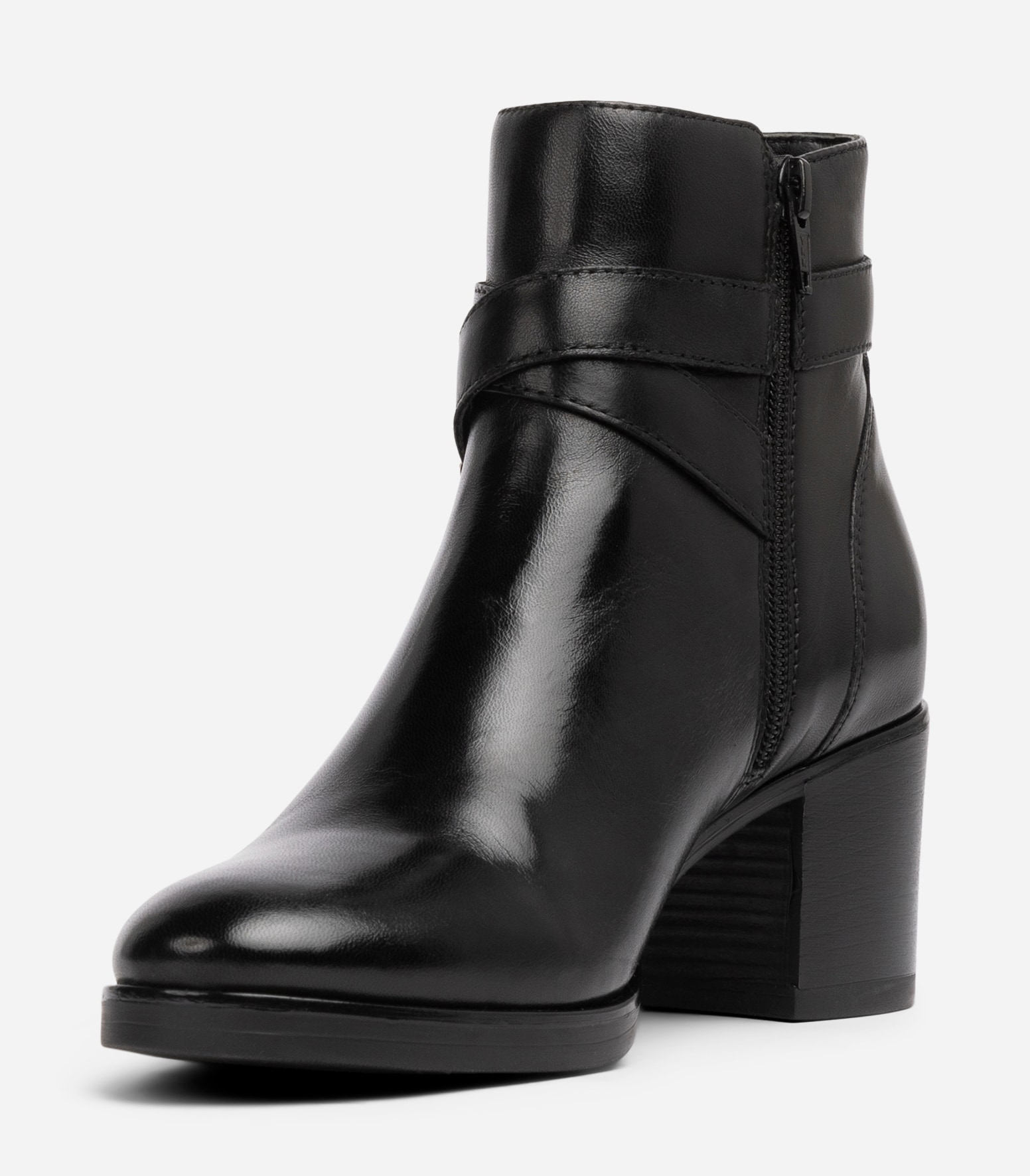 PACE, Boots med glidelås Sort