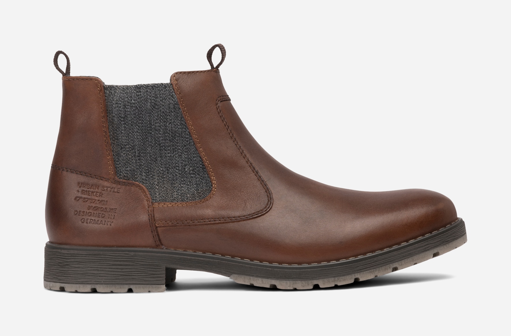RIEKER, Chelseaboots Brun