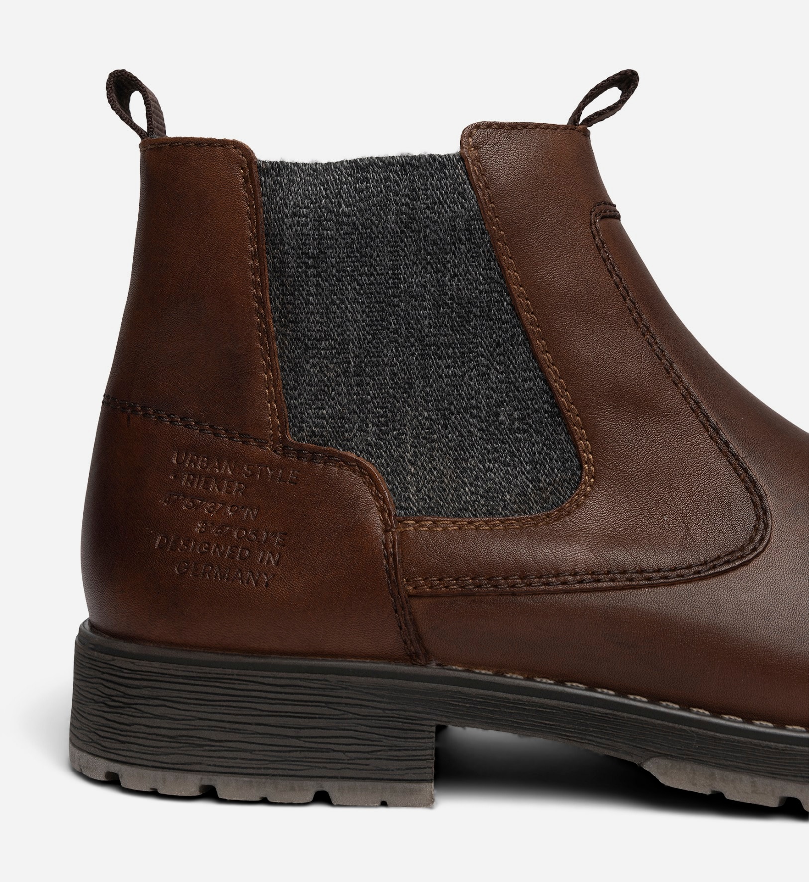 RIEKER, Chelseaboots Brun