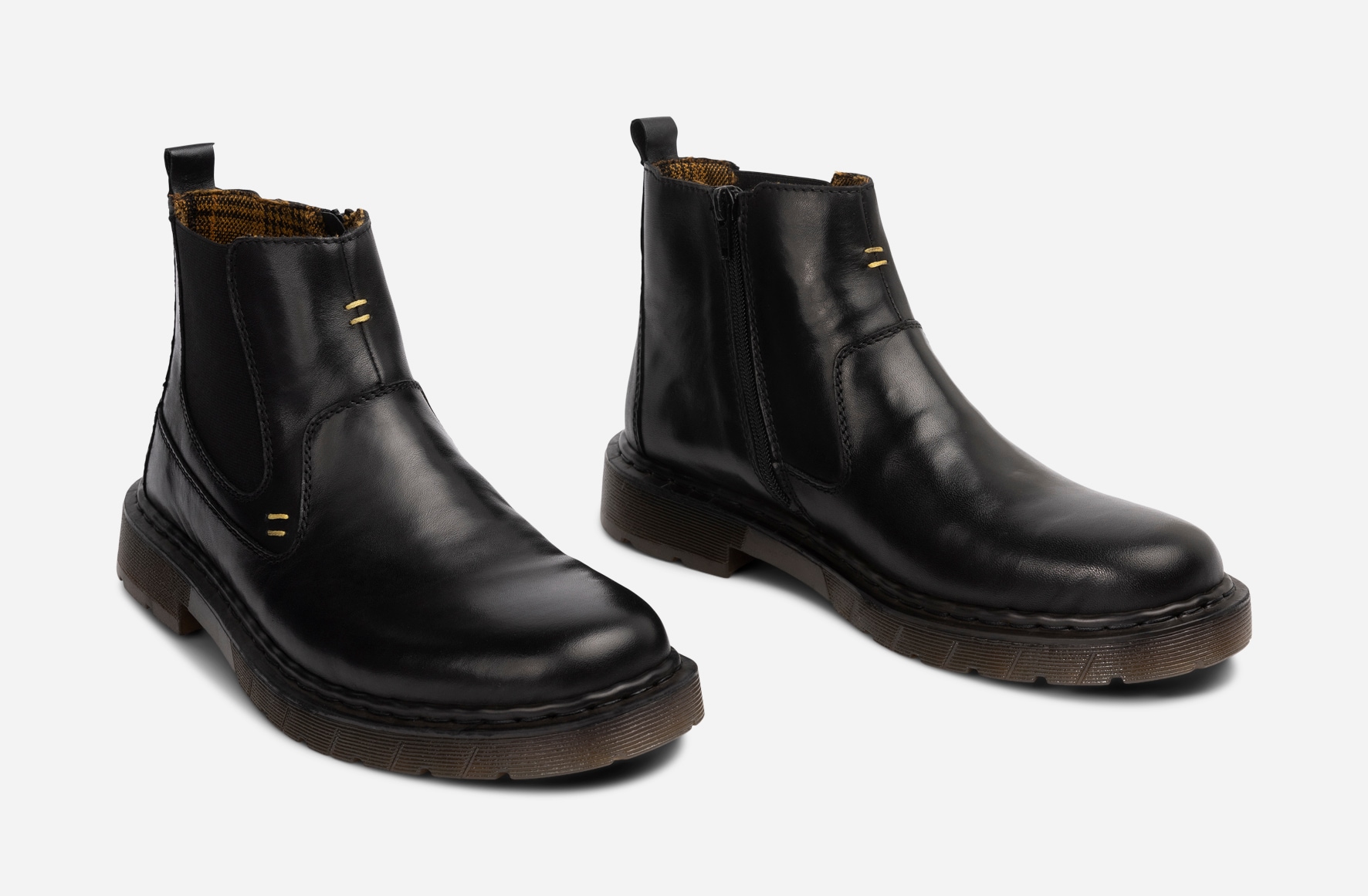RIEKER, Chelseaboots Sort