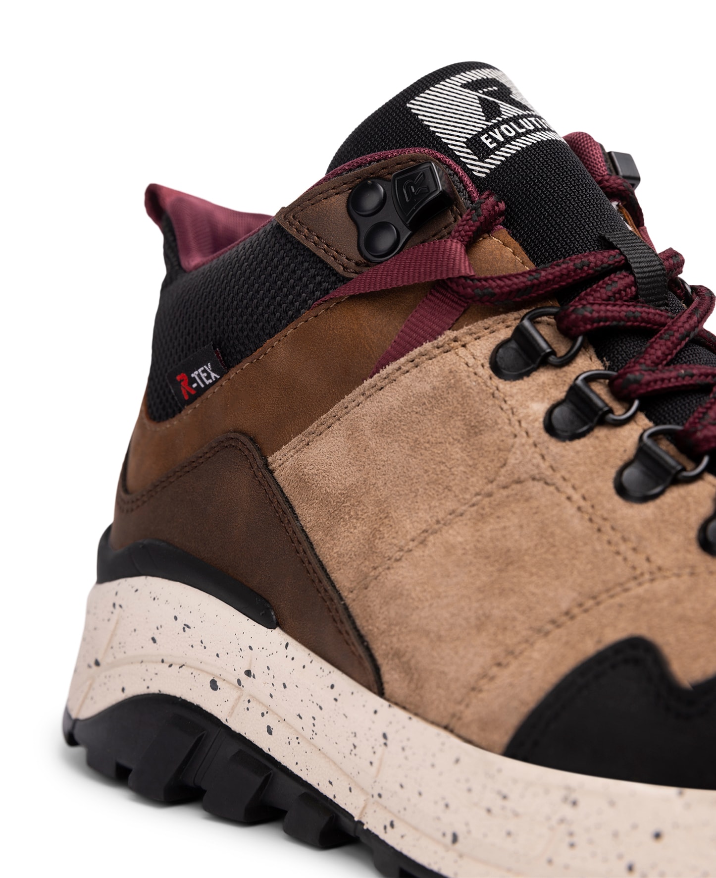 RIEKER, Høye sneakers, waterproof Brun
