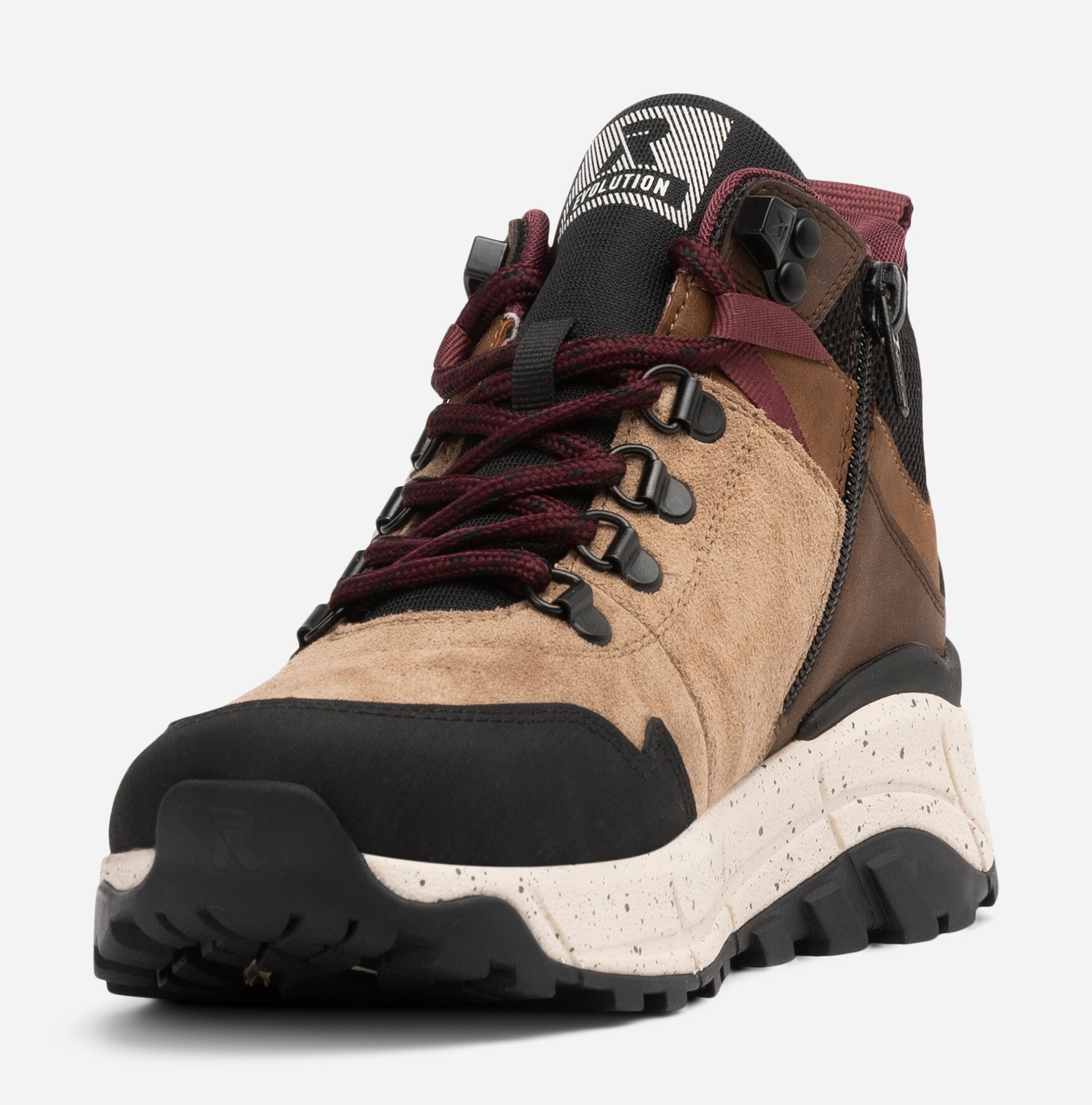 RIEKER, Høye sneakers, waterproof Brun
