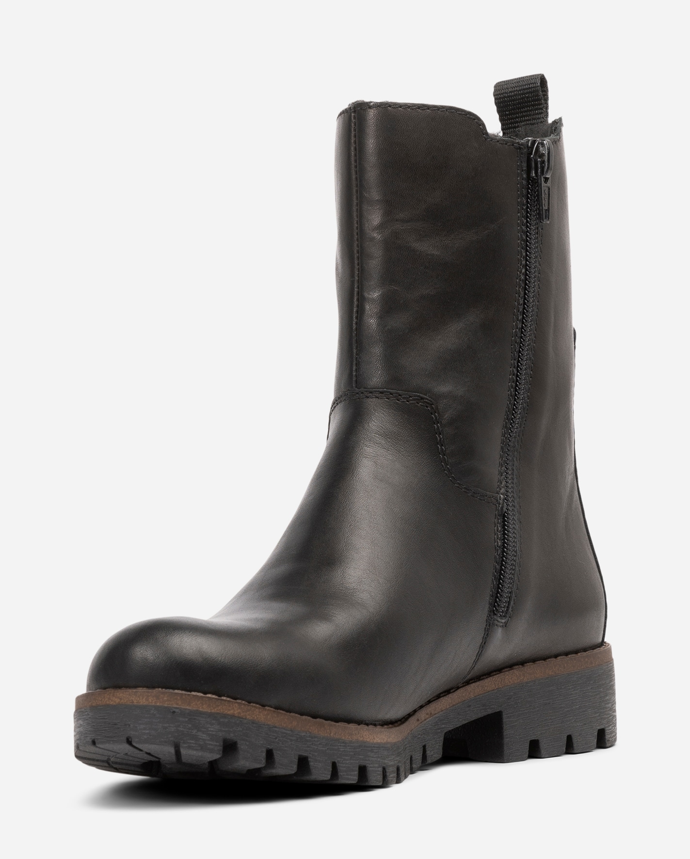 RIEKER, Varmforet boots, waterproof Sort