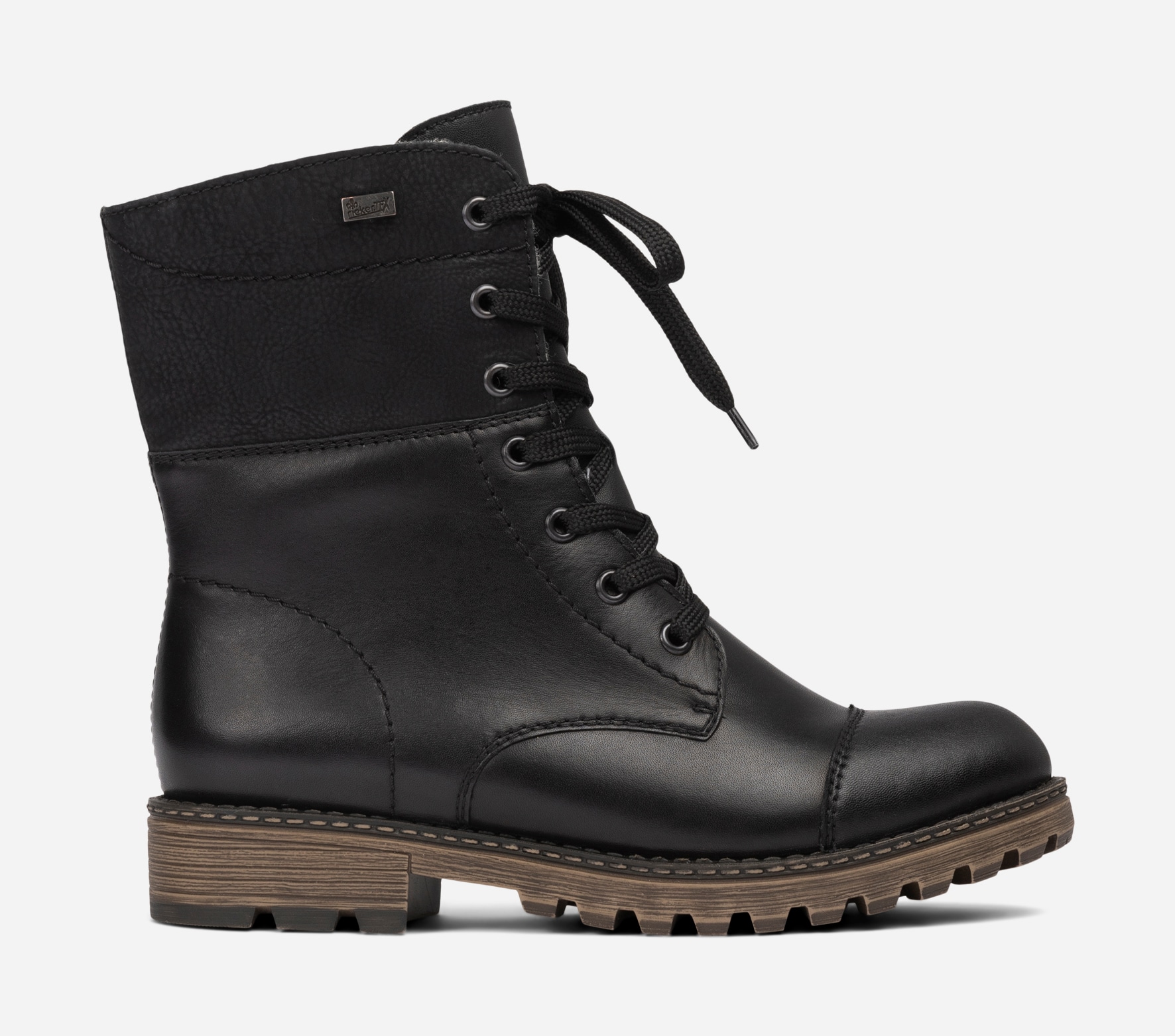 RIEKER, Varmforet skolett waterproof Sort