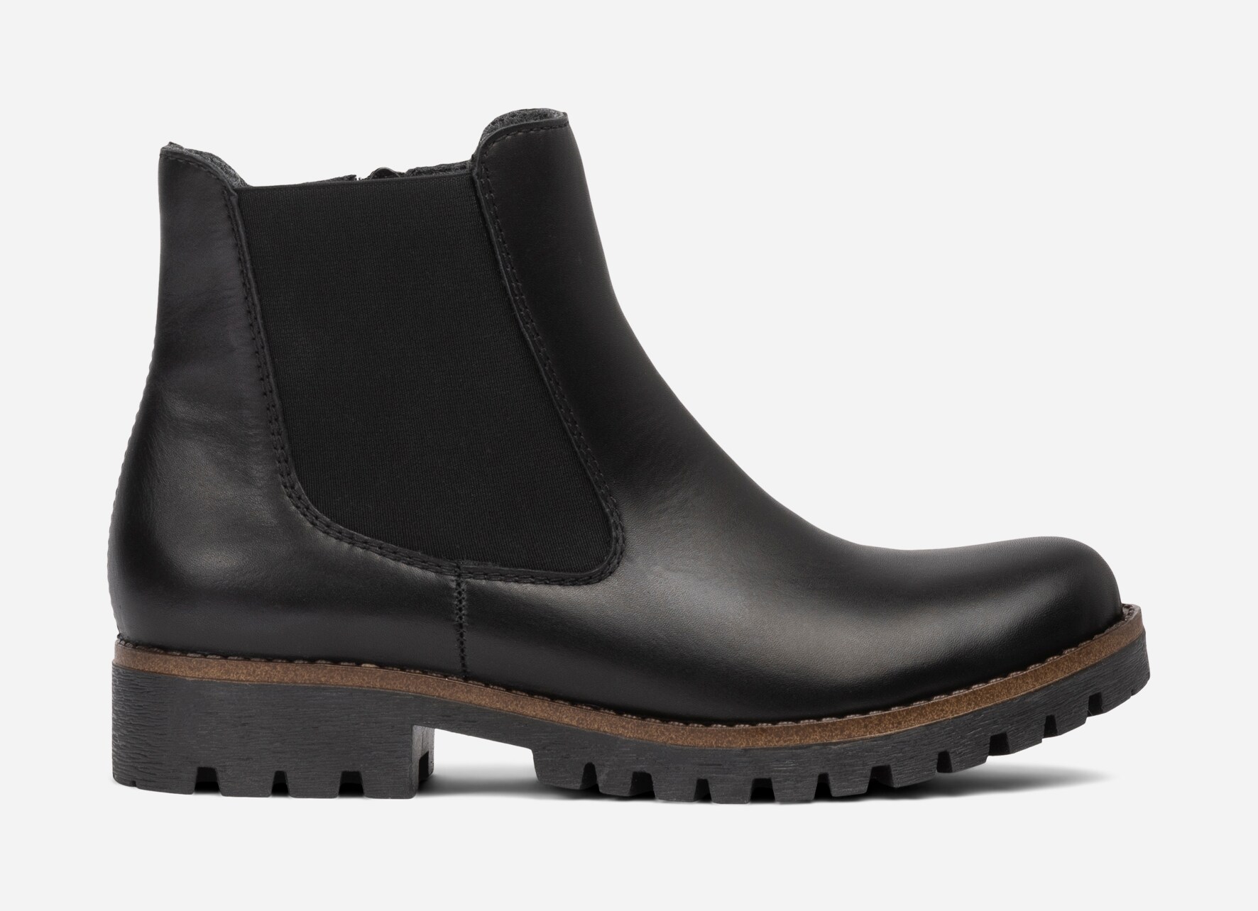 RIEKER, Chelseaboots Sort