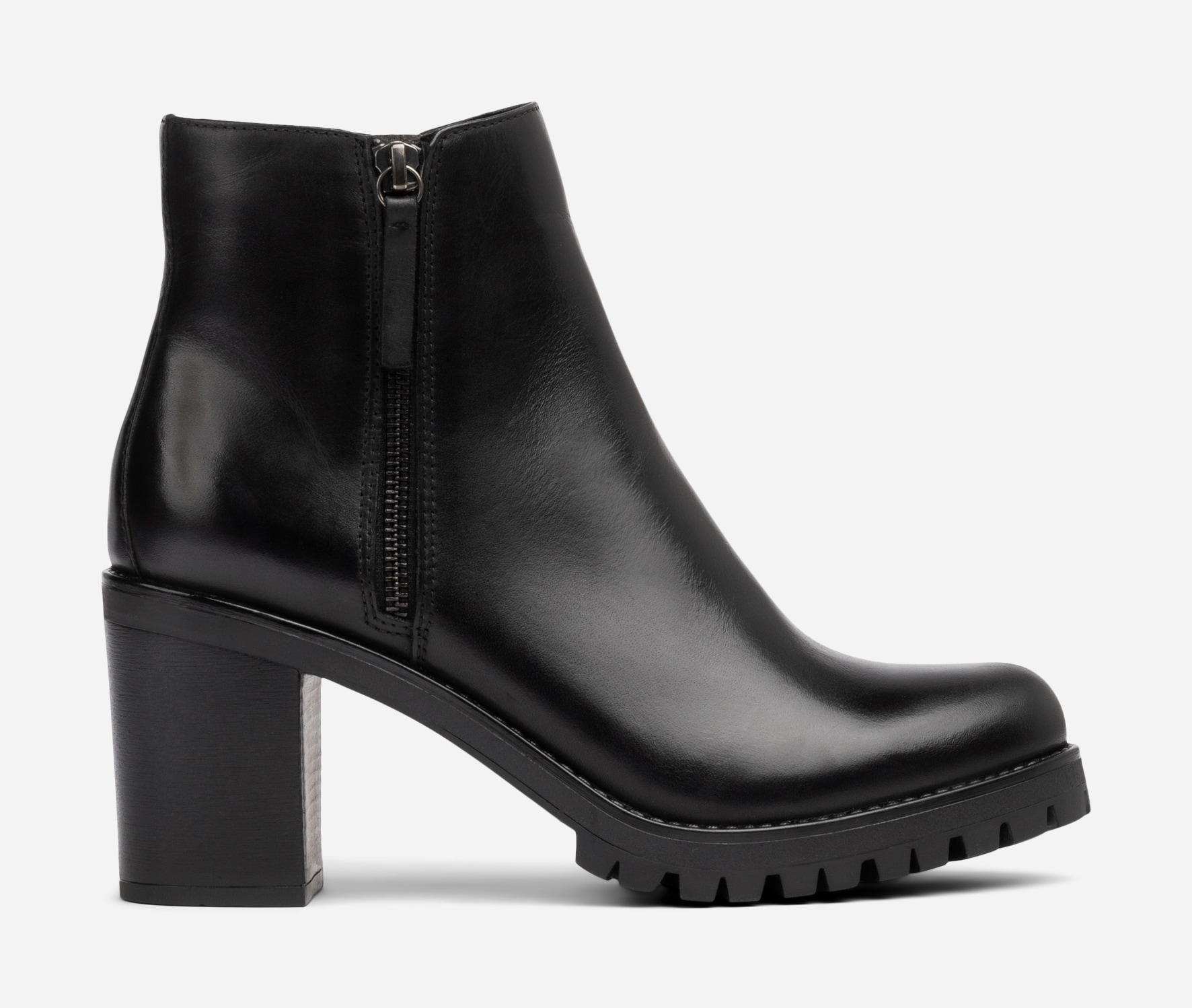 PACE, Boots med glidelås Sort