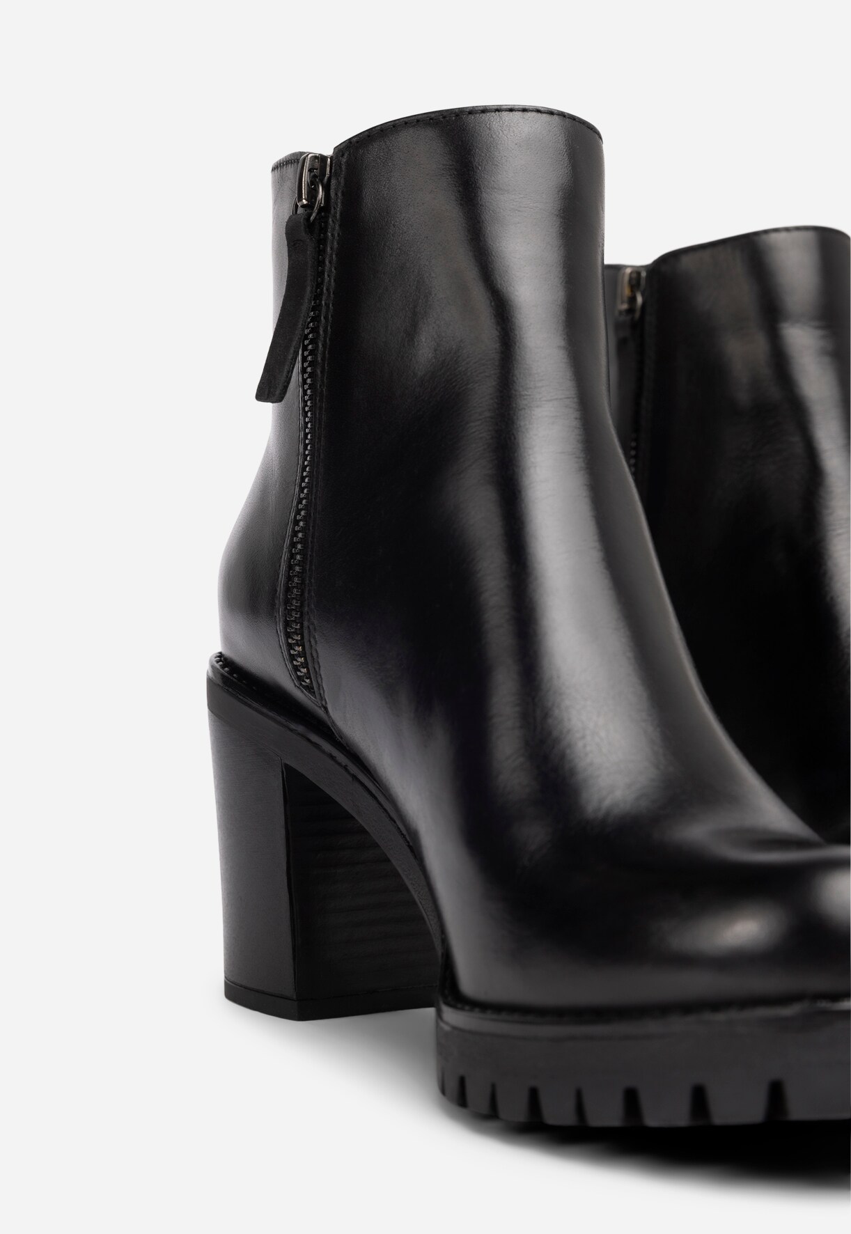 PACE, Boots med glidelås Sort