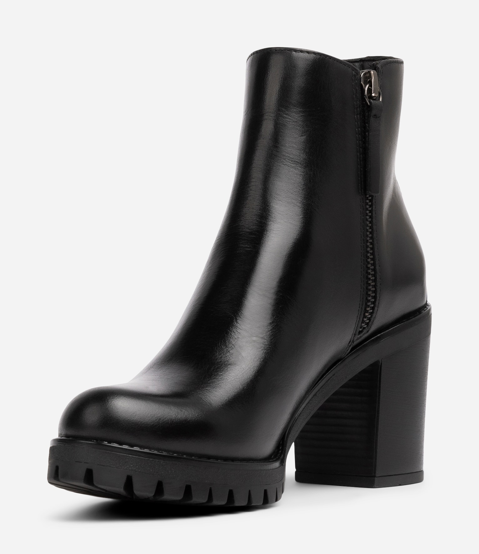 PACE, Boots med glidelås Sort