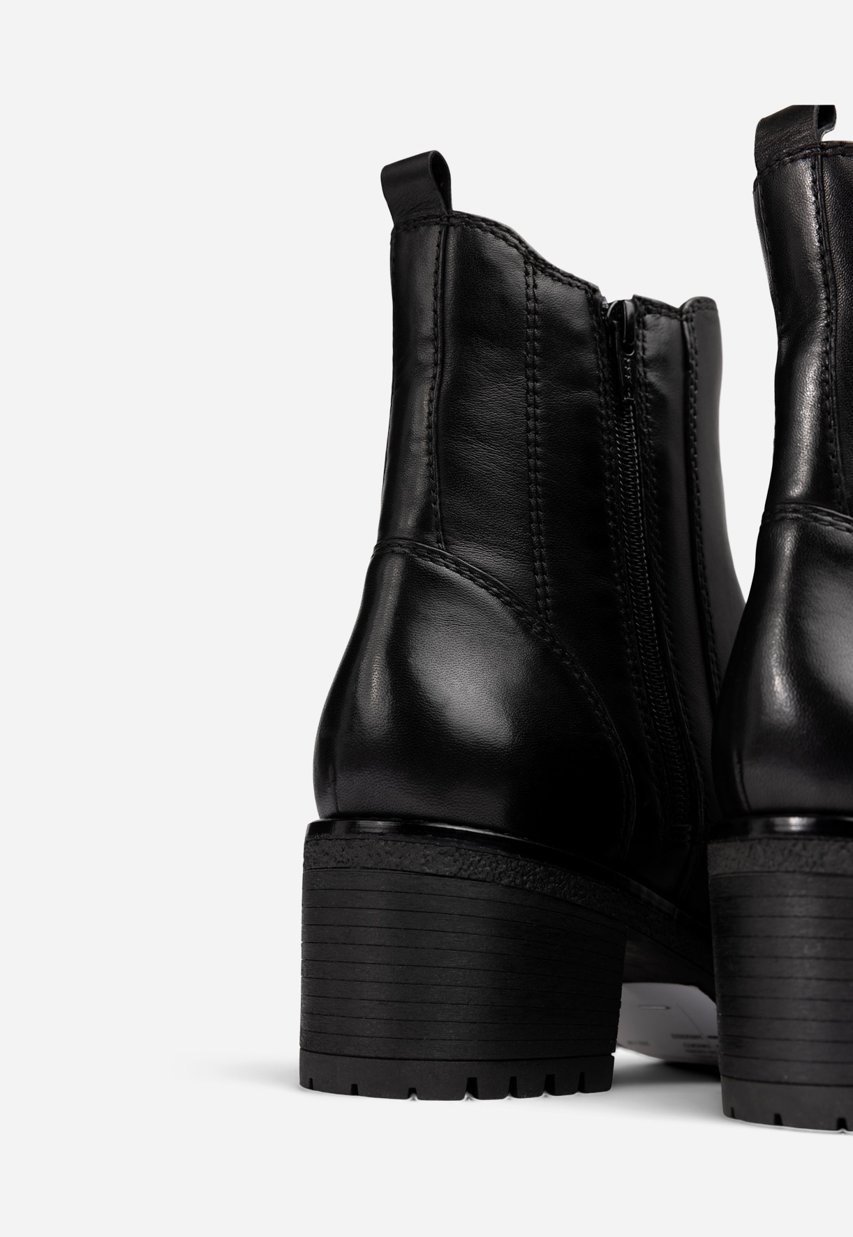 PACE, Boots med glidelås Sort