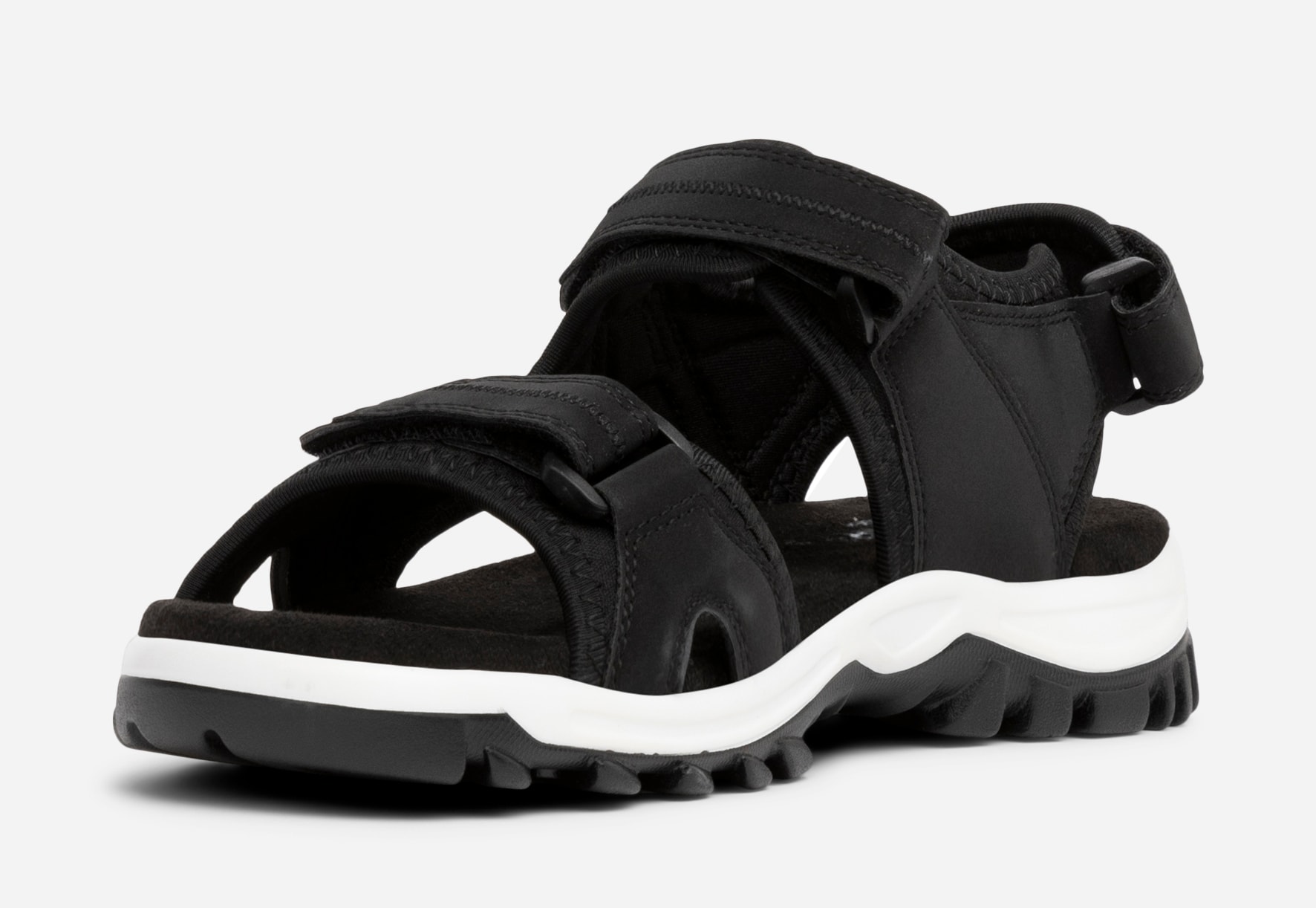 LINEAR, Sandal med reimer Sort