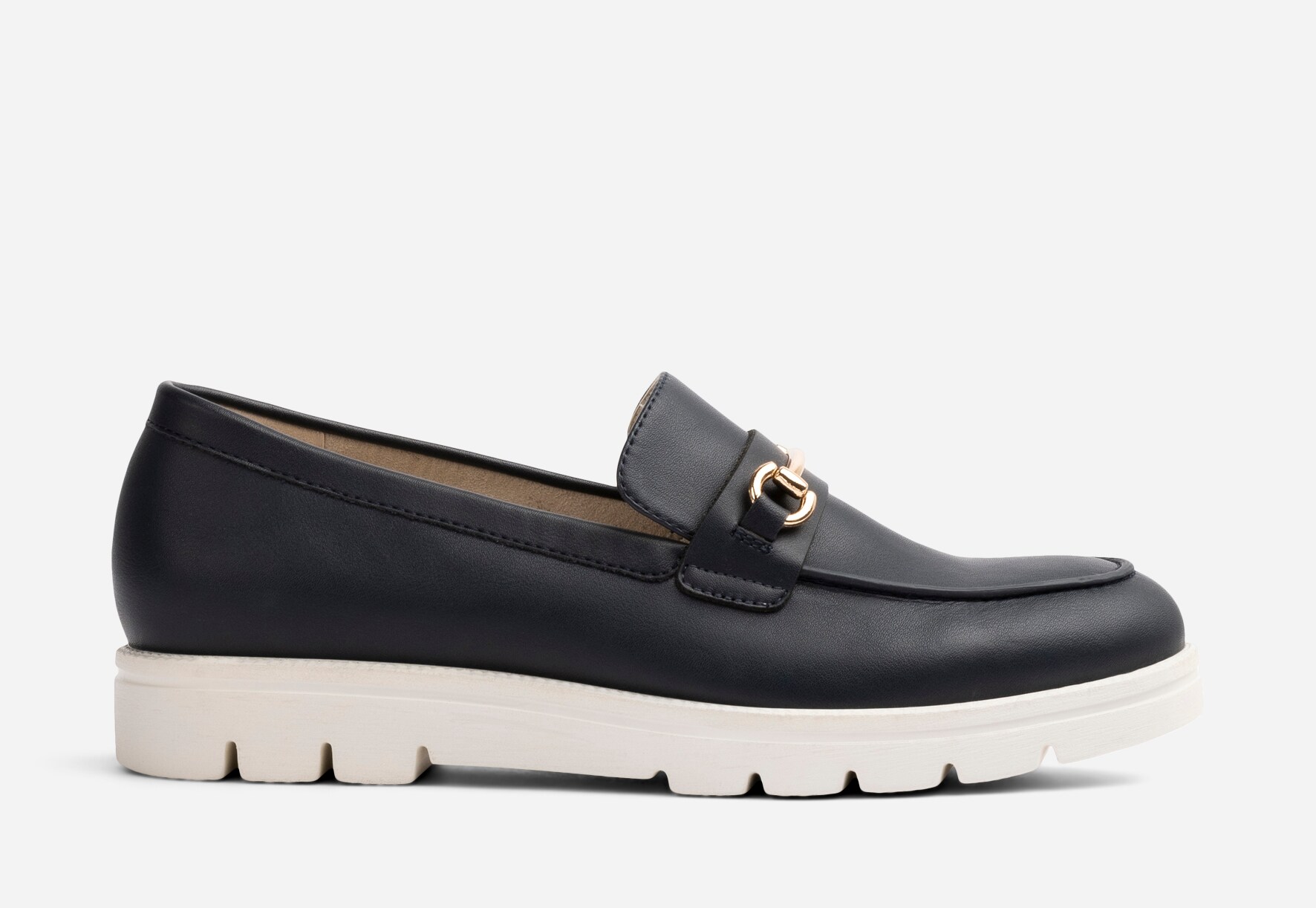 SO ALL, Loafer med spenne Blå