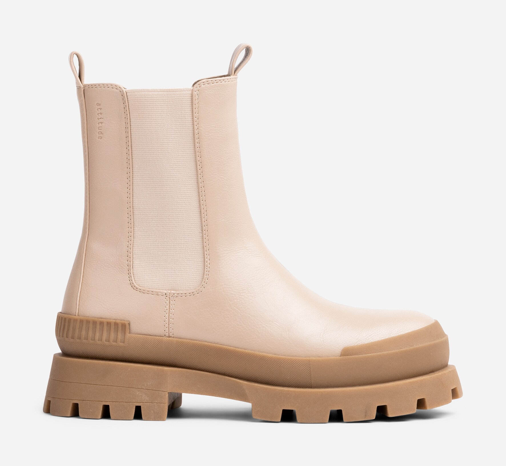 ATTITUDE, Chelseaboots Beige
