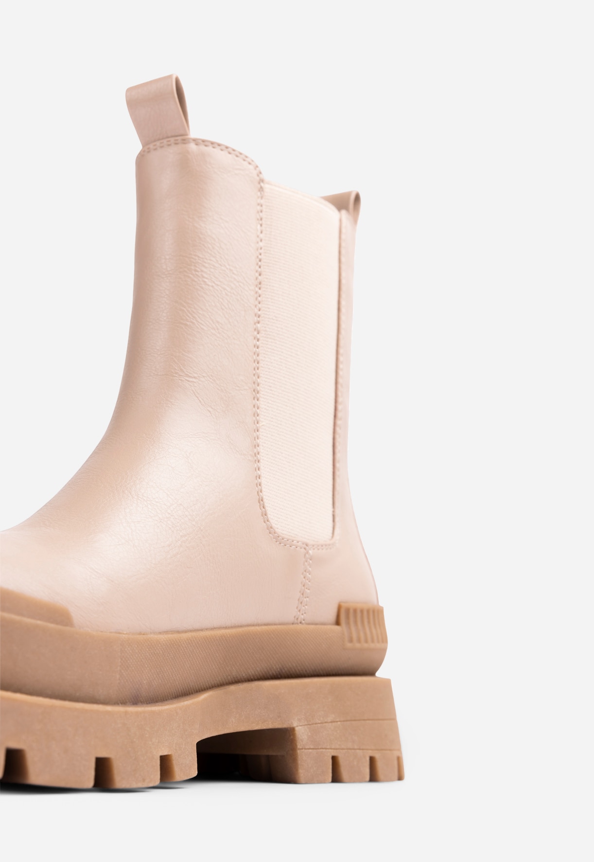 ATTITUDE, Chelseaboots Beige