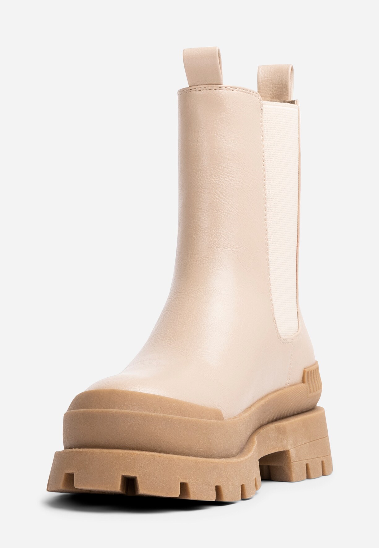ATTITUDE, Chelseaboots Beige