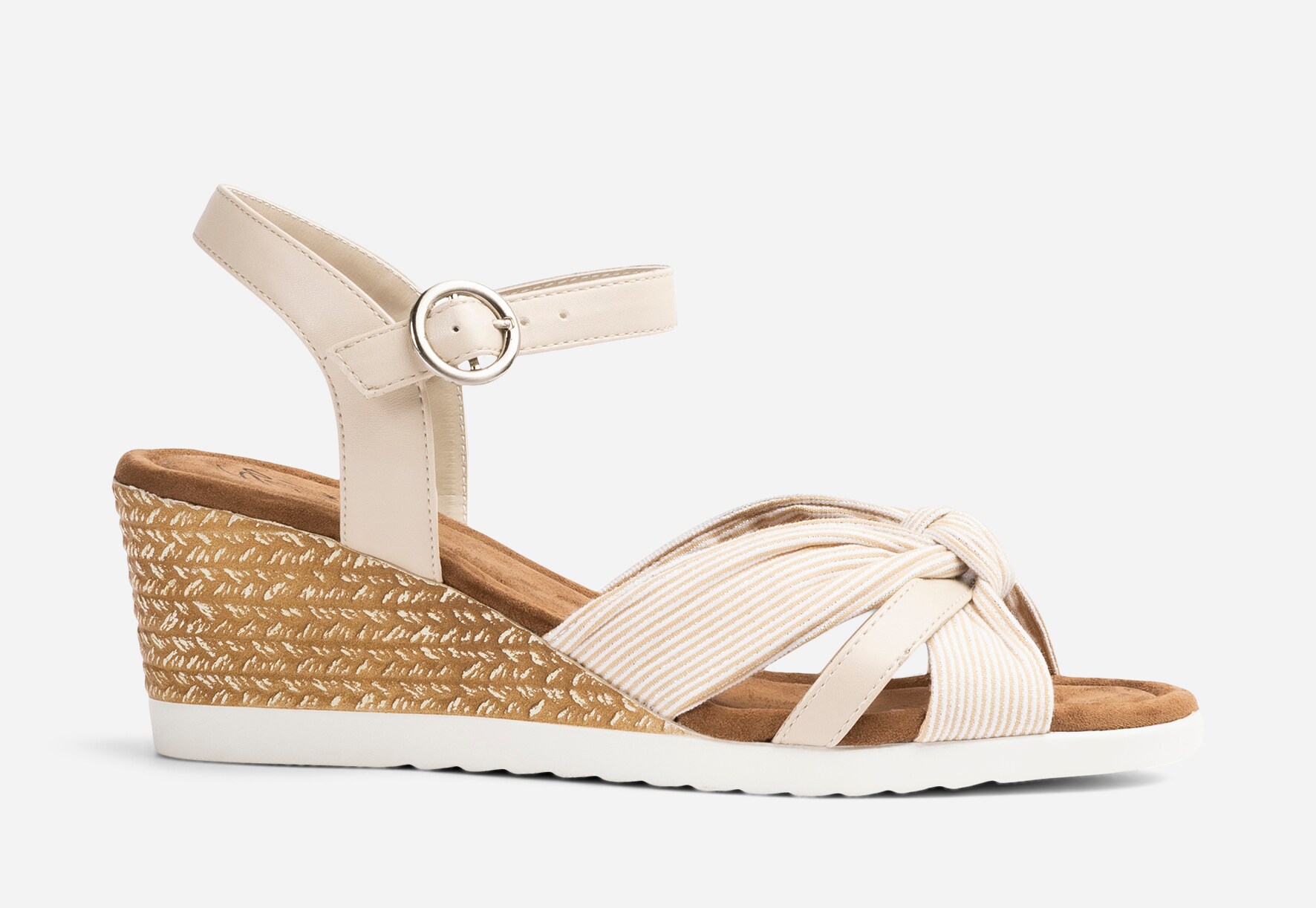 SO ALL, Sandalett med reimer Beige