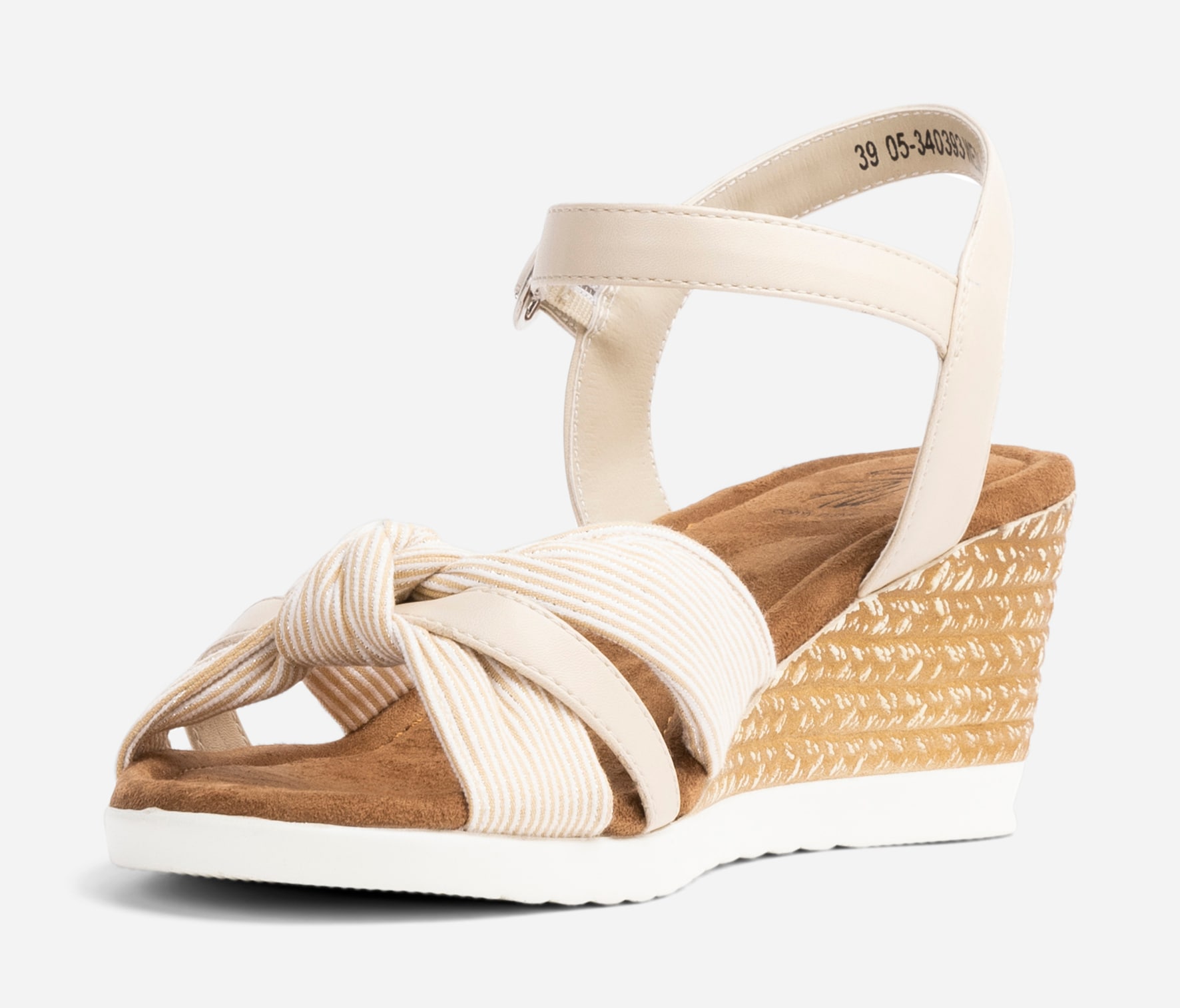 SO ALL, Sandalett med reimer Beige