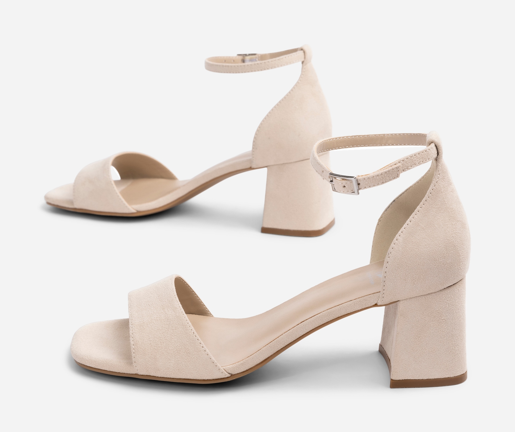 SO ALL, Sandalett med reimer Beige