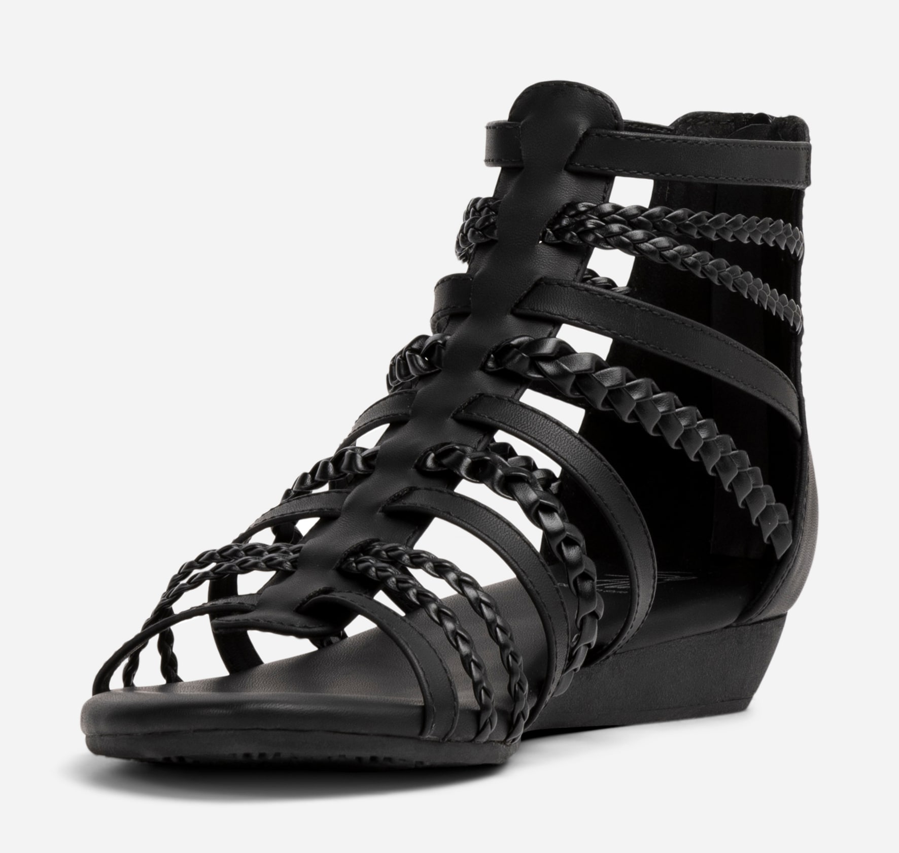SO ALL, Sandal med reimer Sort