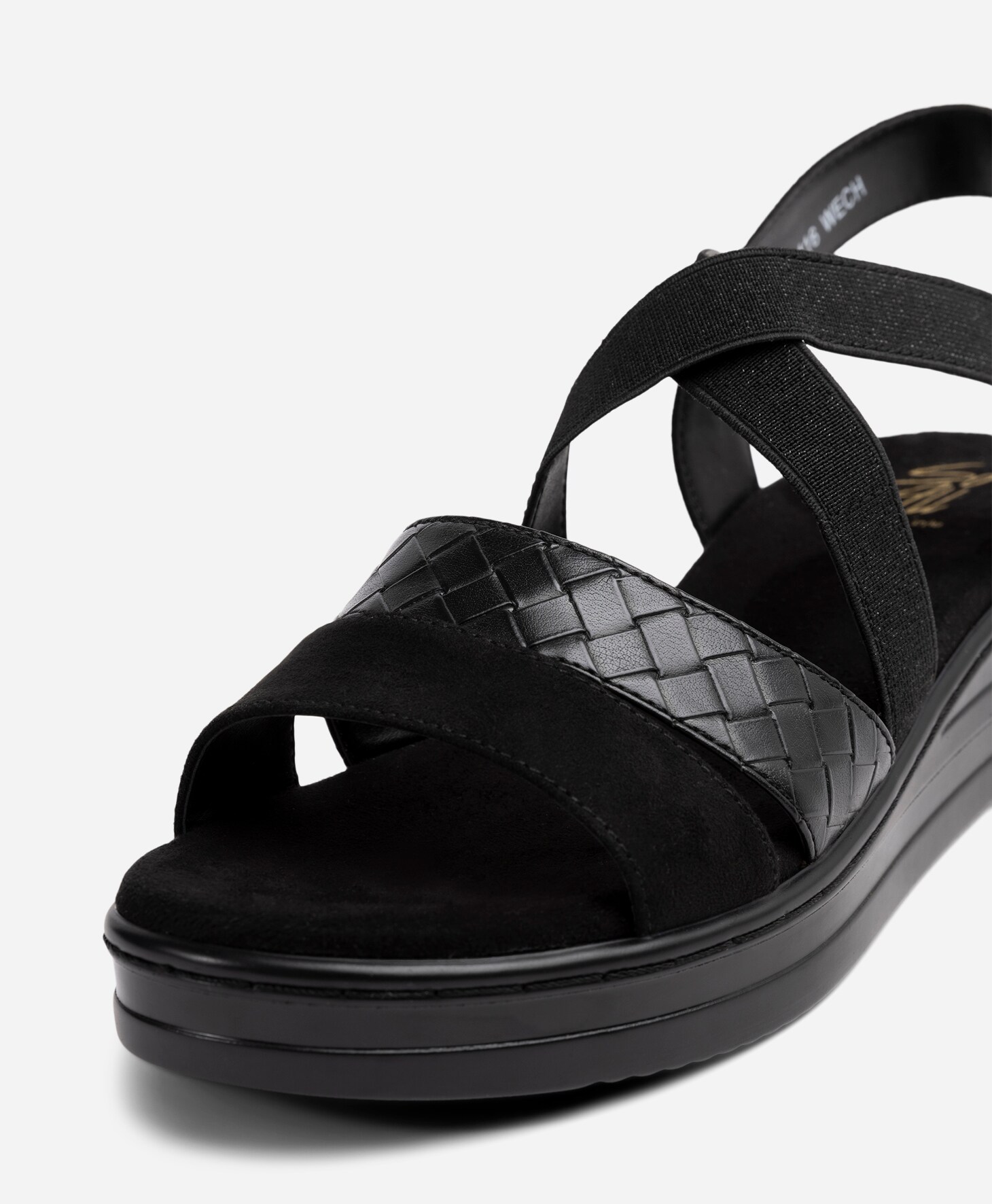 SO ALL, Sandal med reimer Sort