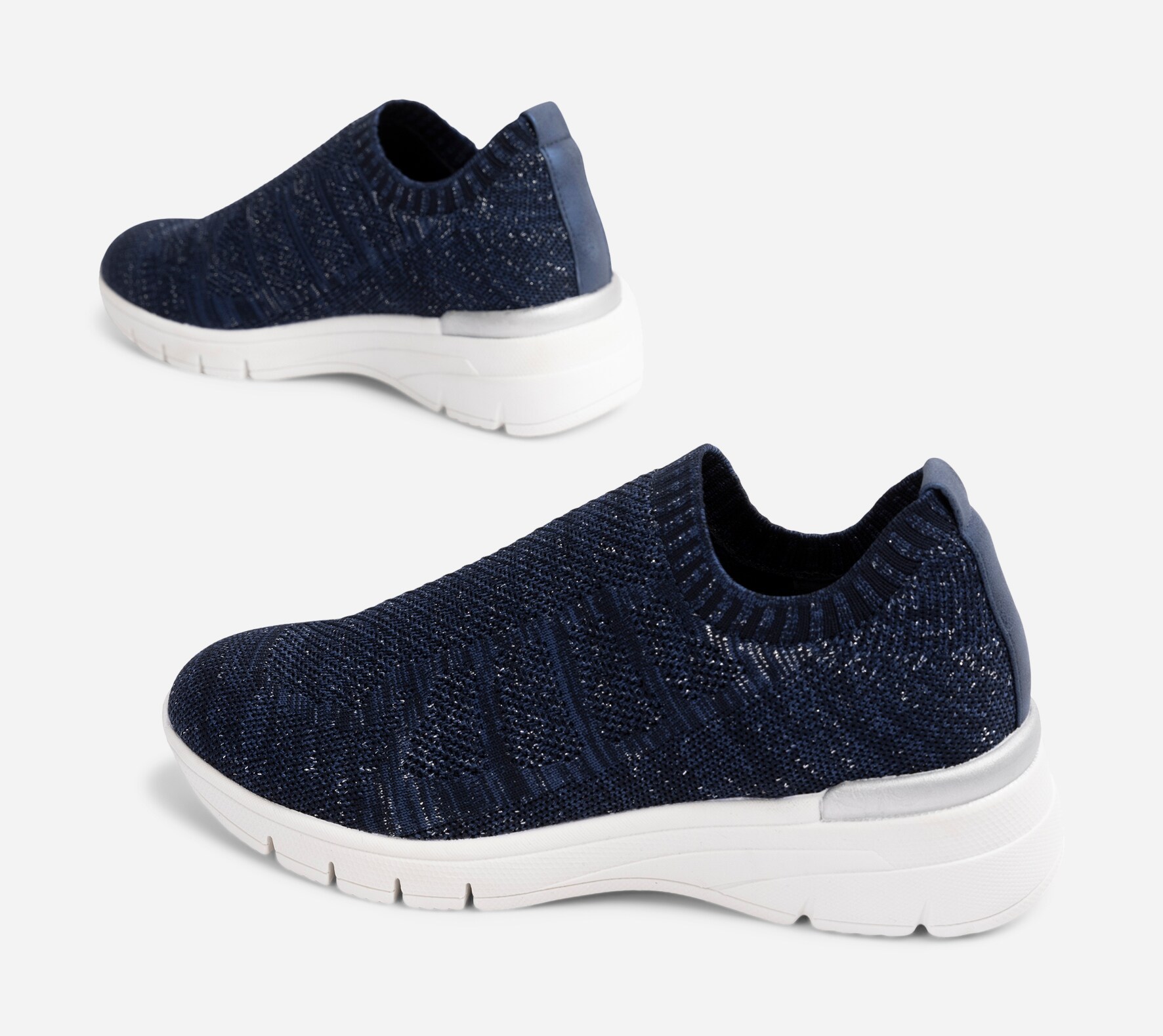 SO ALL, Sock sneakers Blå