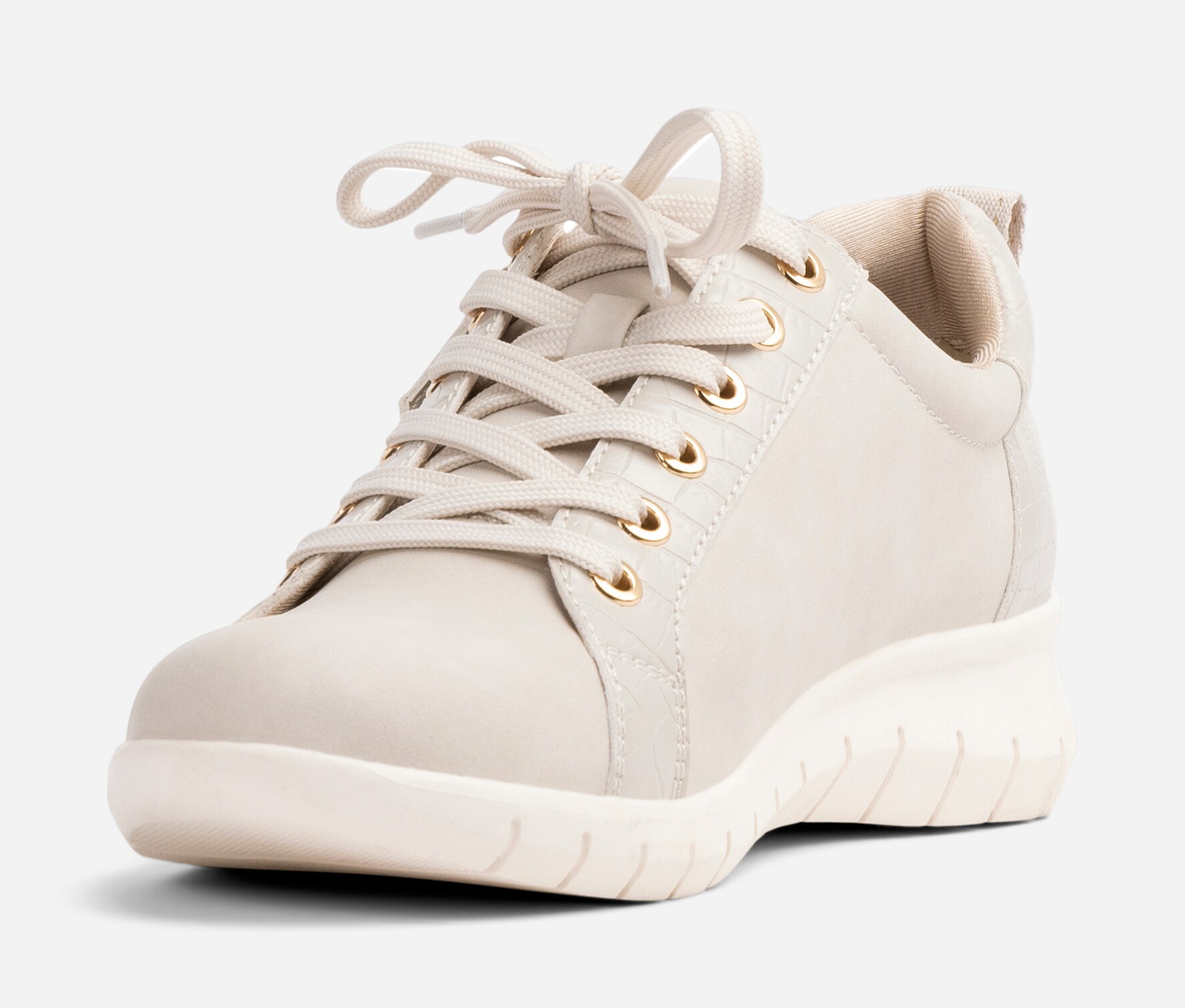 SO ALL, Spasersko med snøring Beige