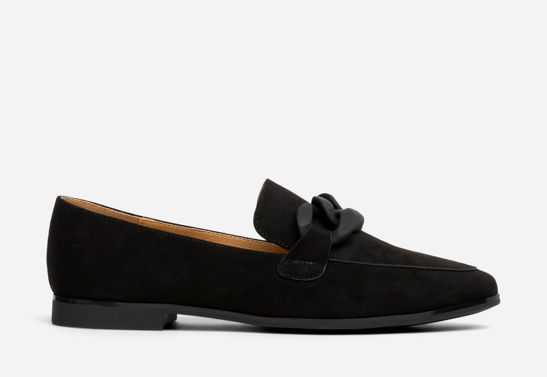 SO ALL, Loafer med spenne Sort