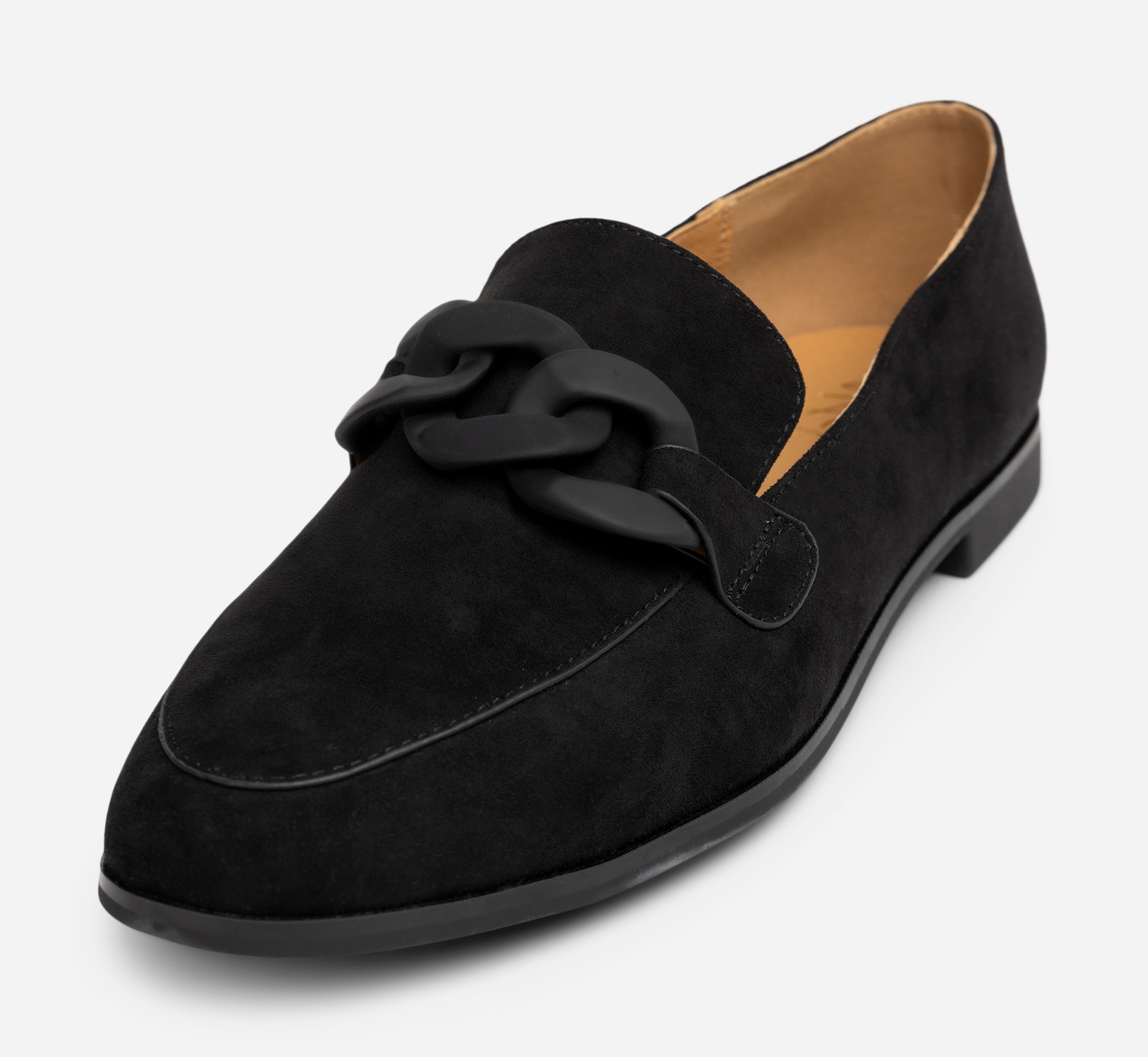 SO ALL, Loafer med spenne Sort