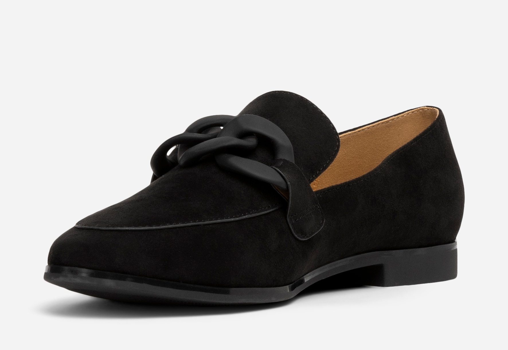 SO ALL, Loafer med spenne Sort