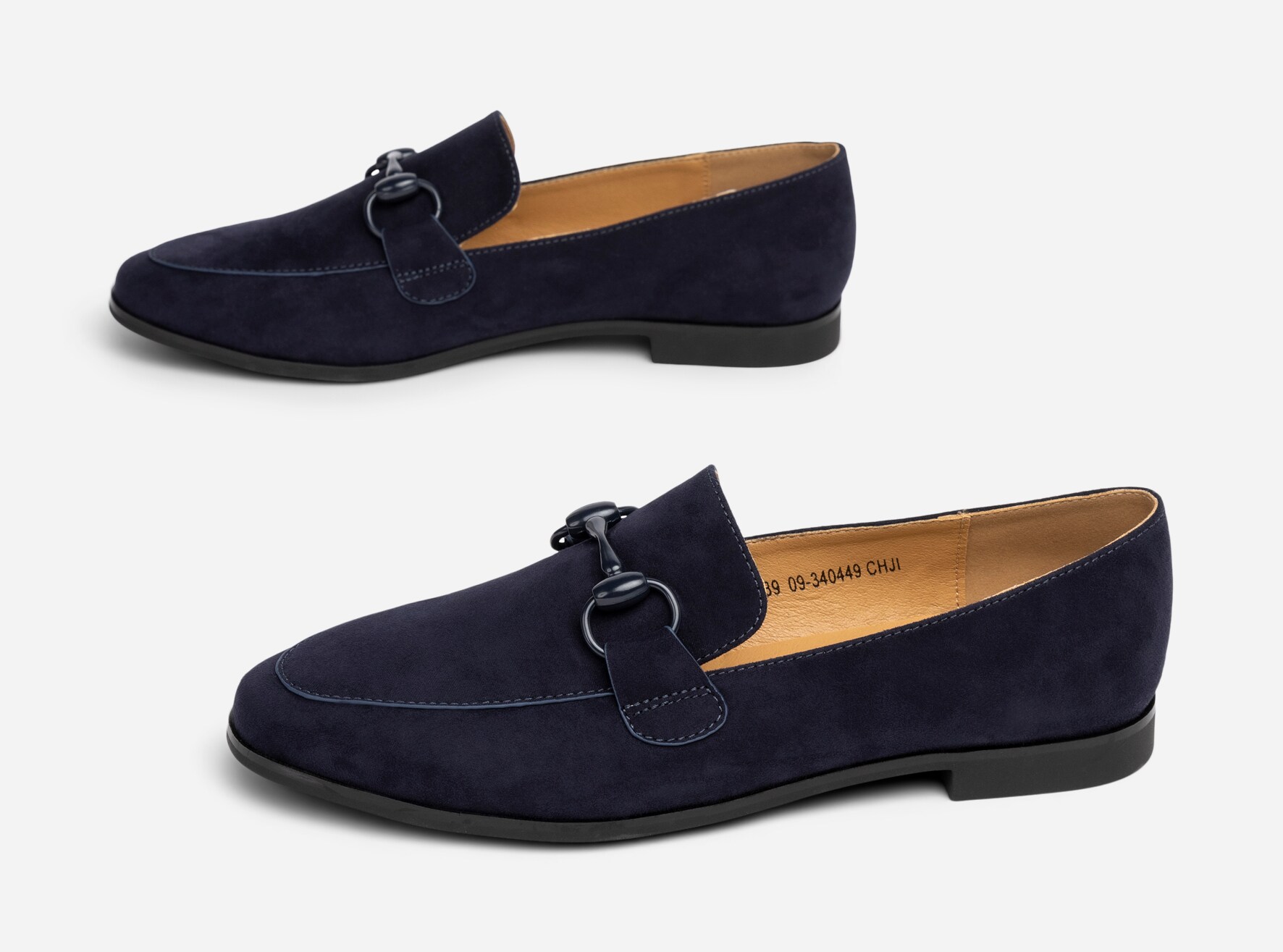 SO ALL, Loafer med spenne Blå