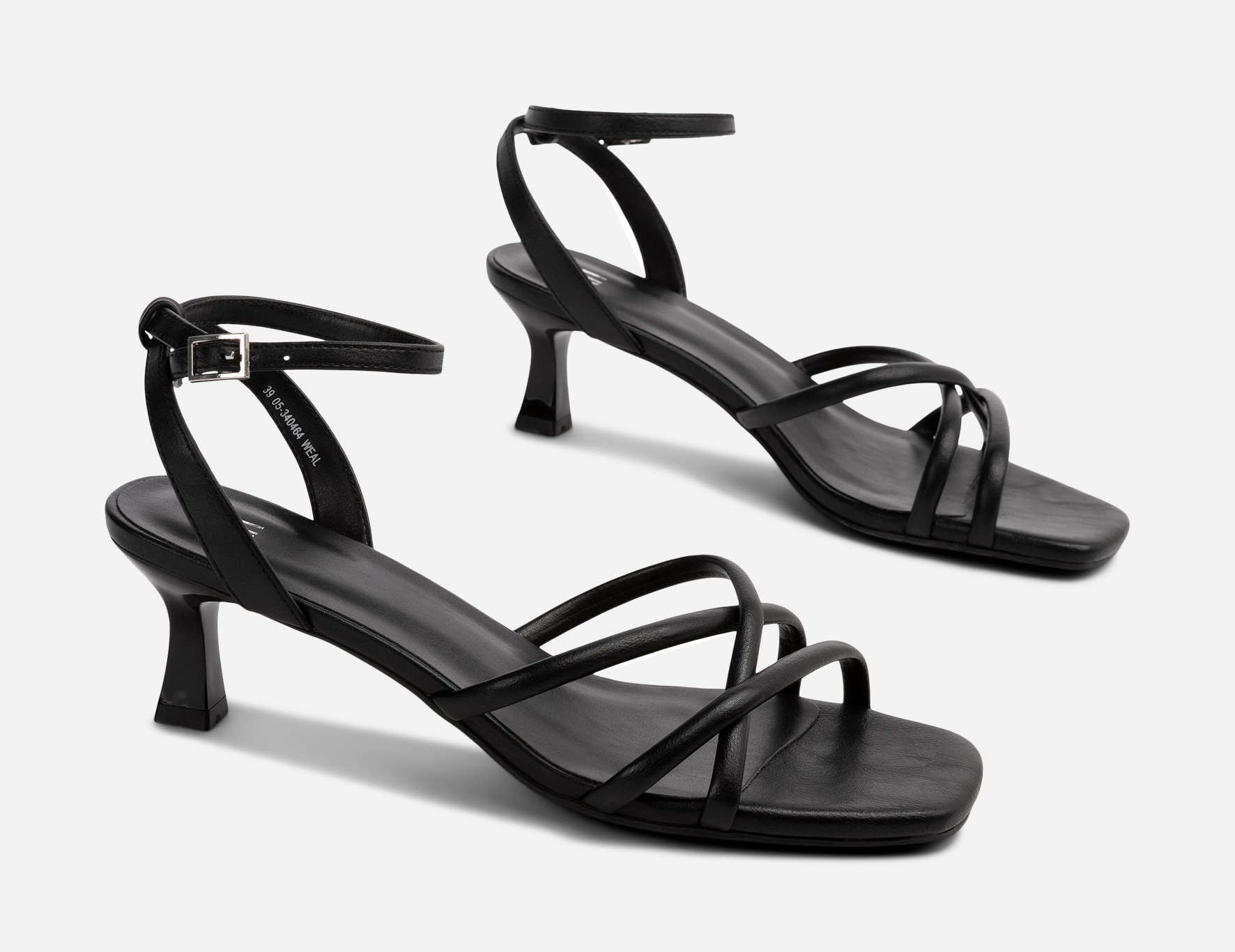 XIT, Sandalett med reimer Sort