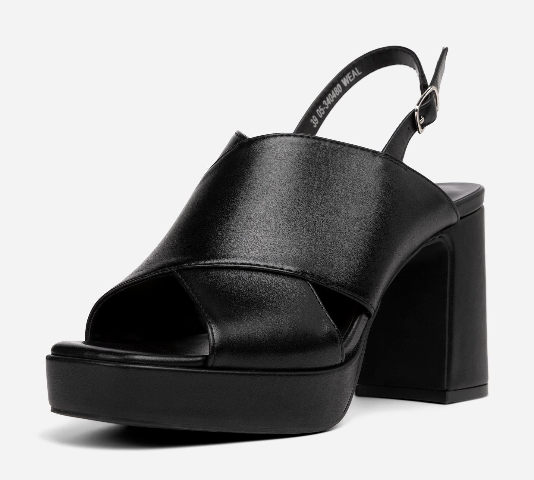 XIT, Sandalett med platåsåle Sort