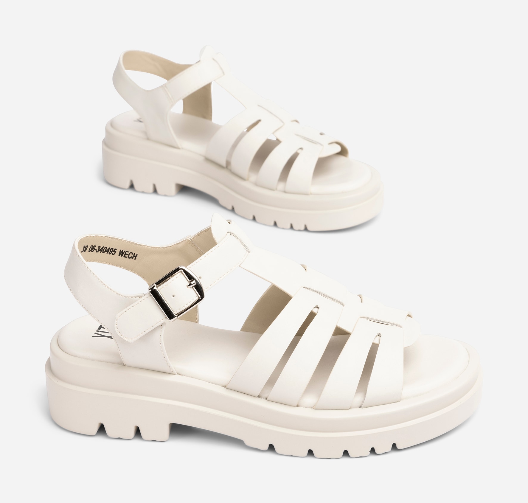 XIT, Sandal med spenne Beige