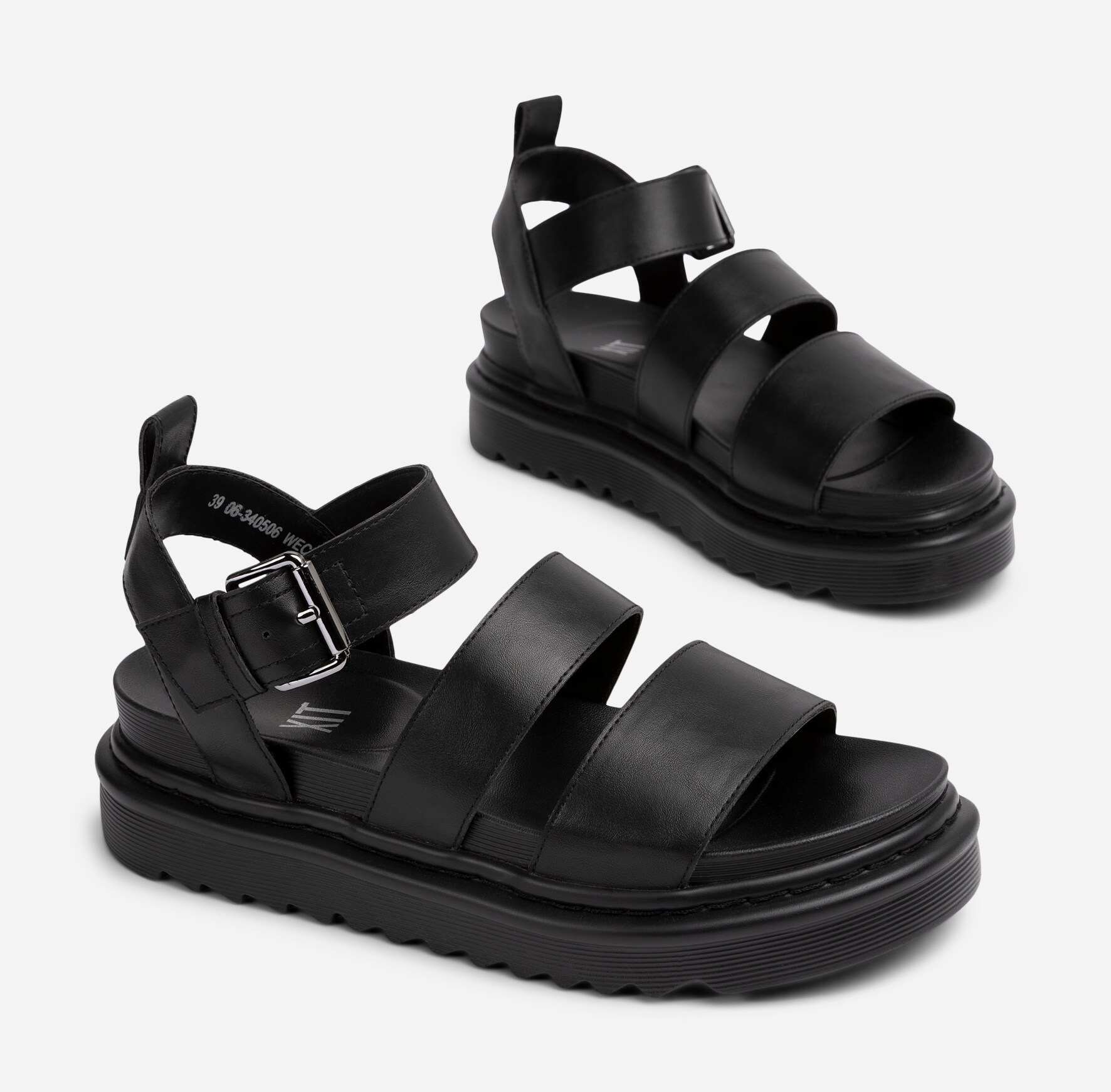 XIT, Sandal med spenne Sort