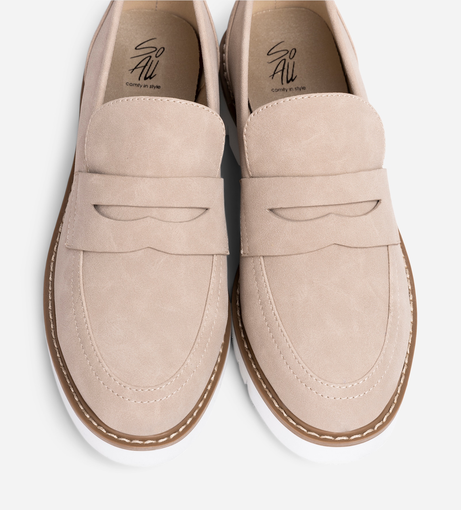 SO ALL, Loafers Beige