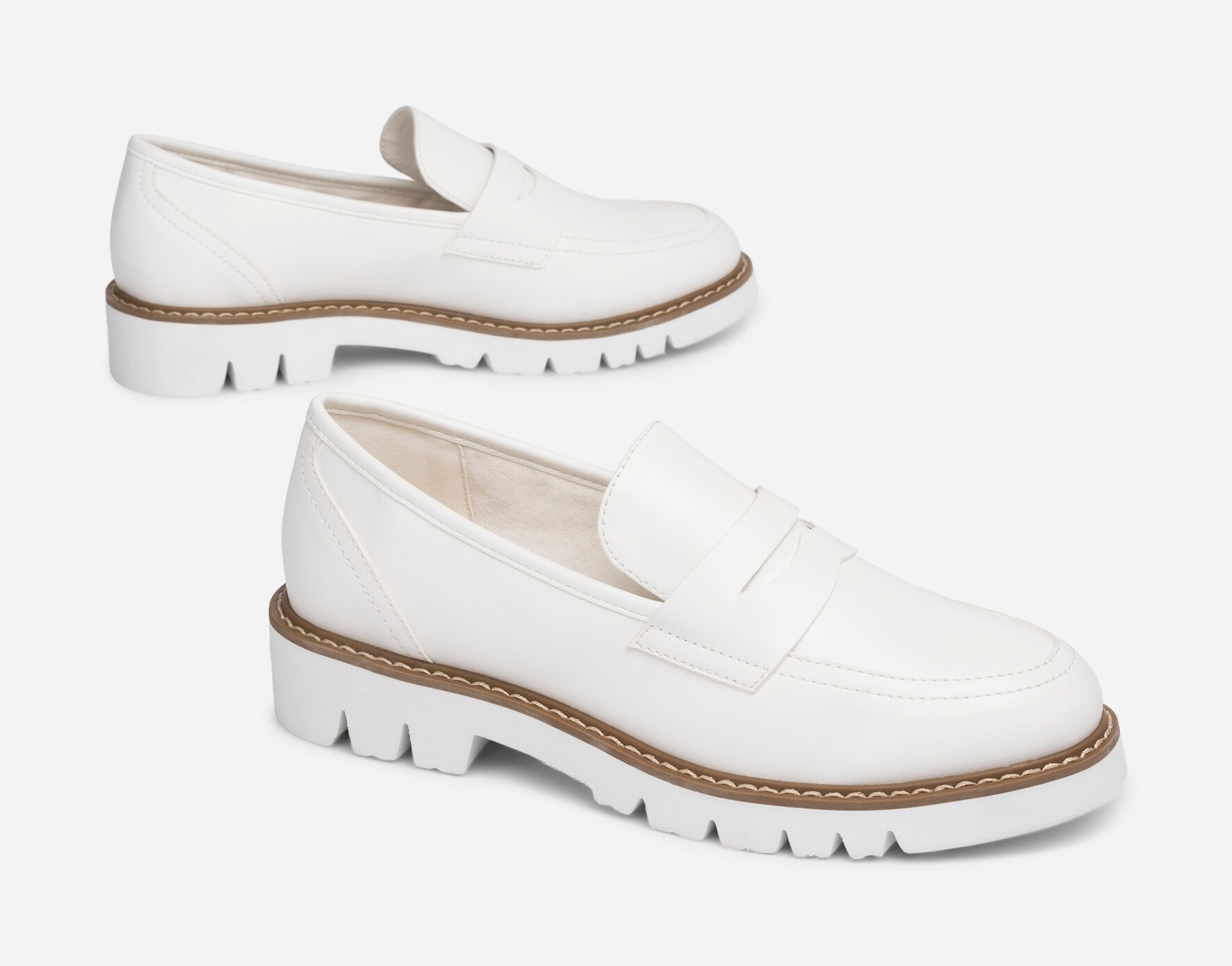 SO ALL, Loafers Hvit