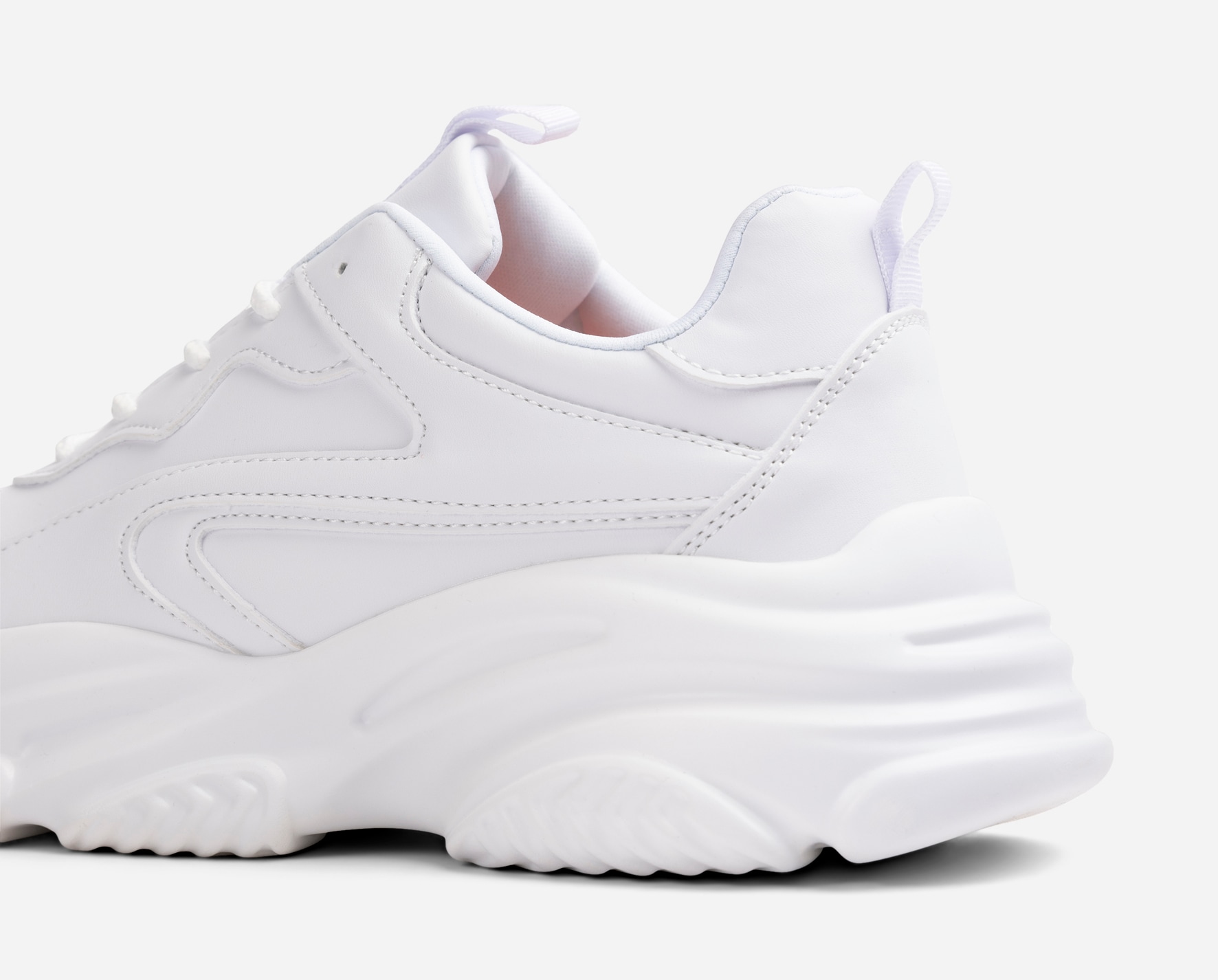 ATTITUDE, Sneakers Hvit