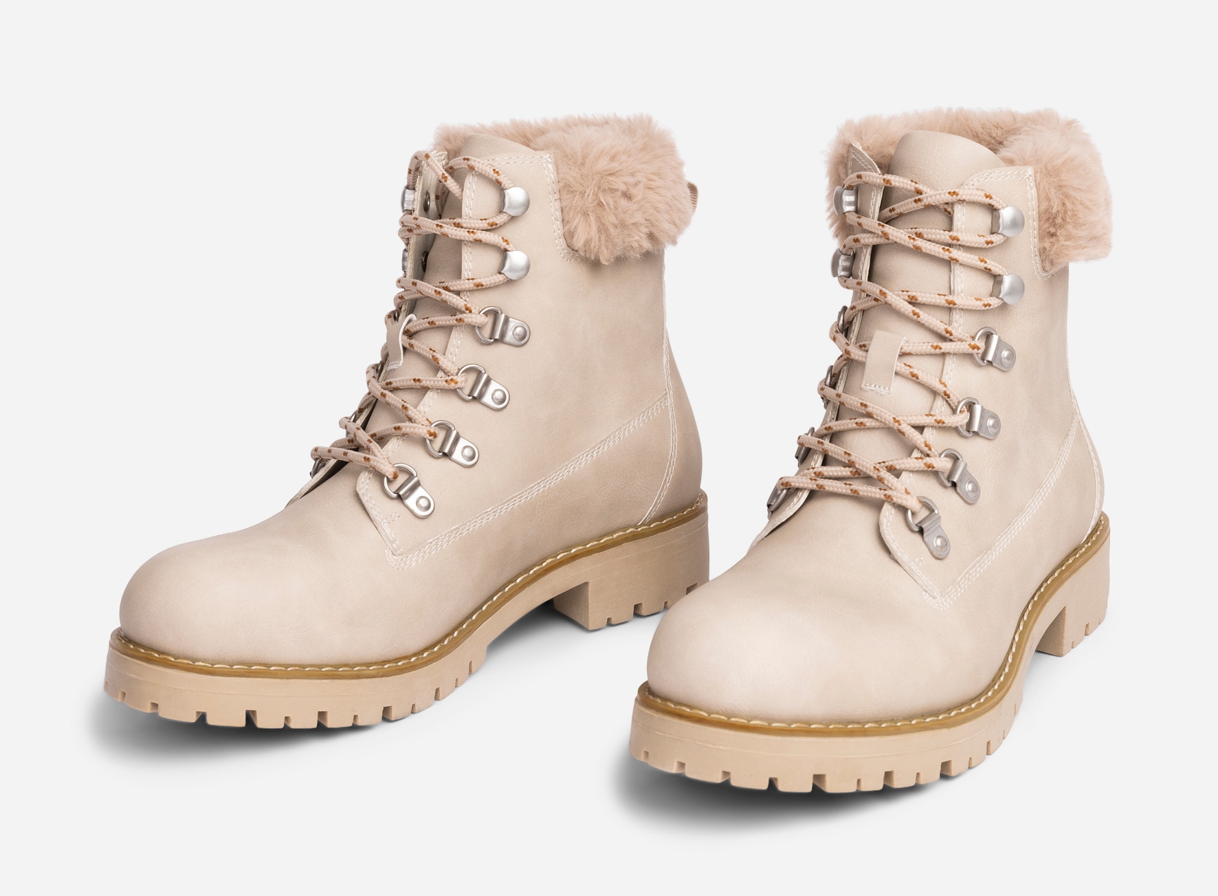 SO ALL, Varmforet skolett Beige