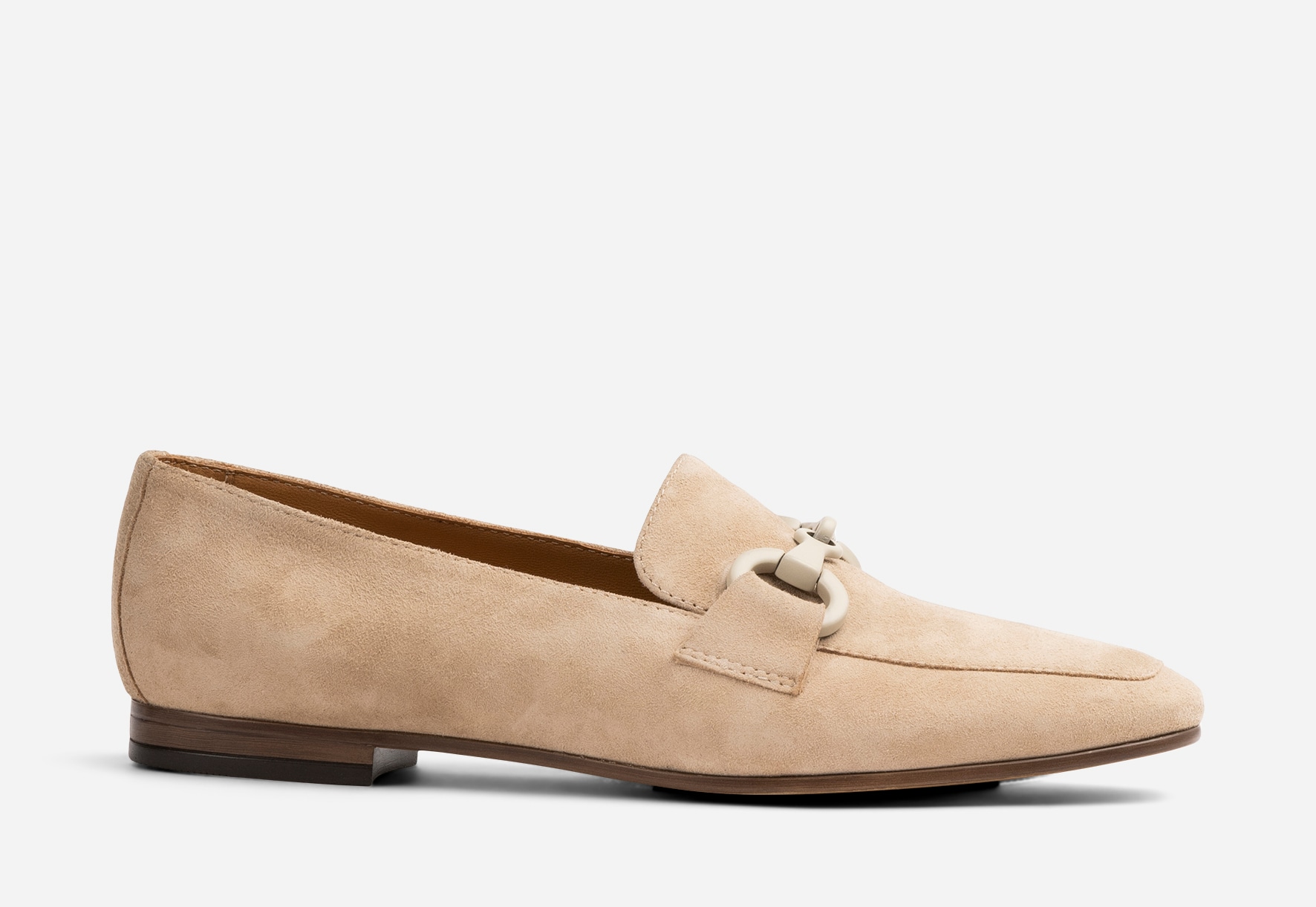PACE, Loafer med spenne Beige