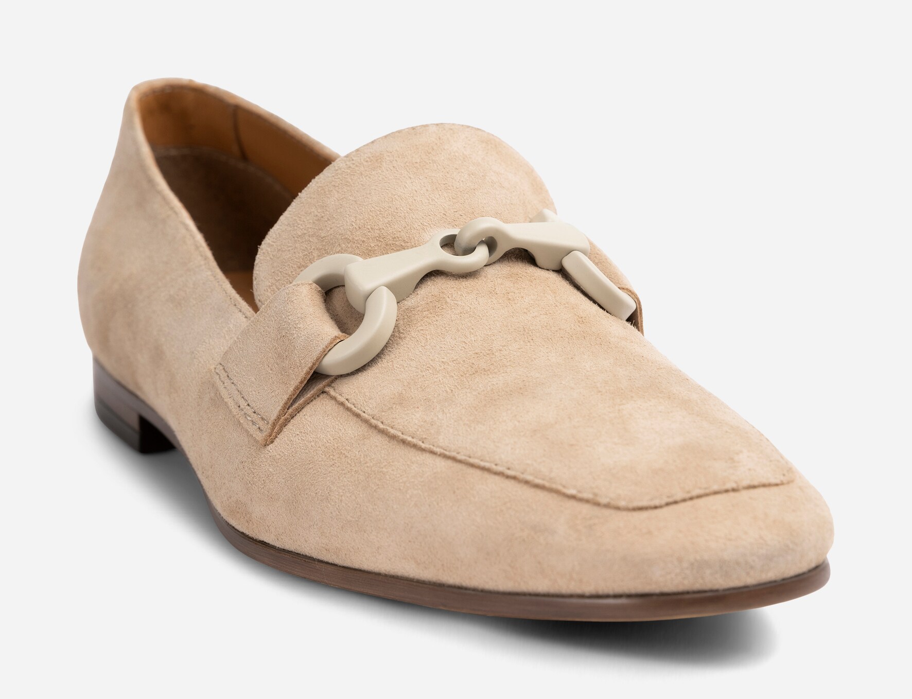 PACE, Loafer med spenne Beige