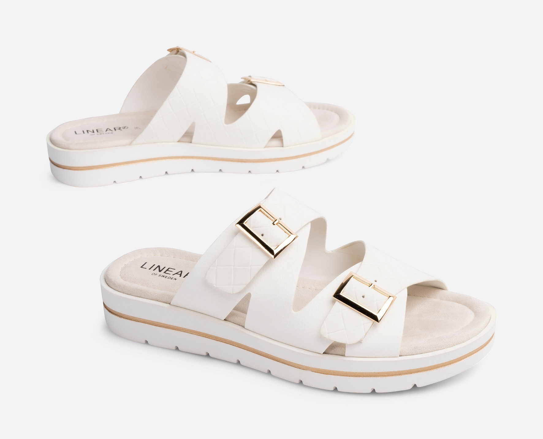 LINEAR, Sandal Hvit
