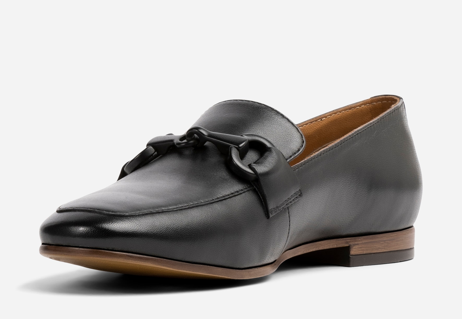 PACE, Loafer med spenne Sort