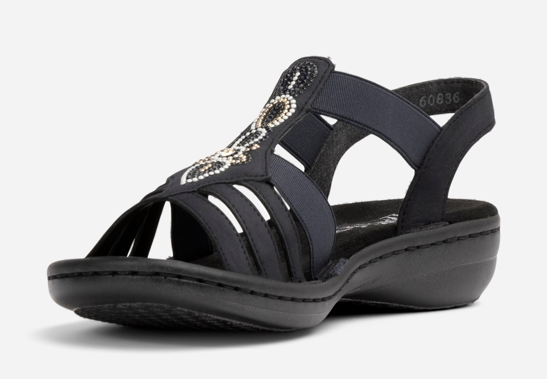 RIEKER, Sandal med reimer Blå