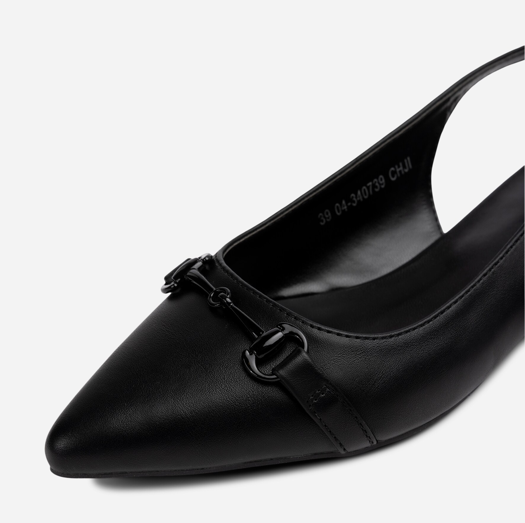 XIT, Ballerinasko med slingback Sort