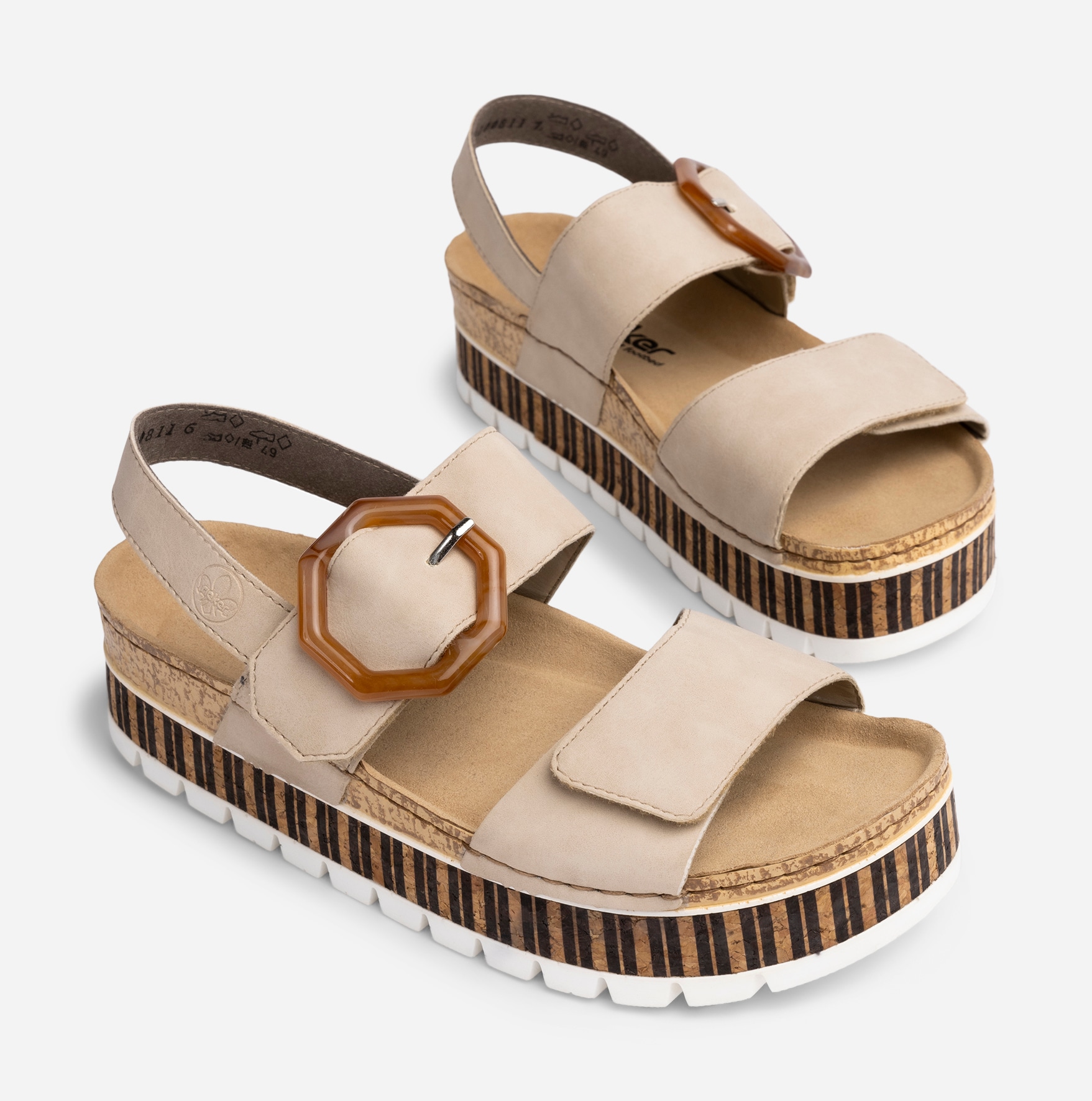 RIEKER, Sandal Beige