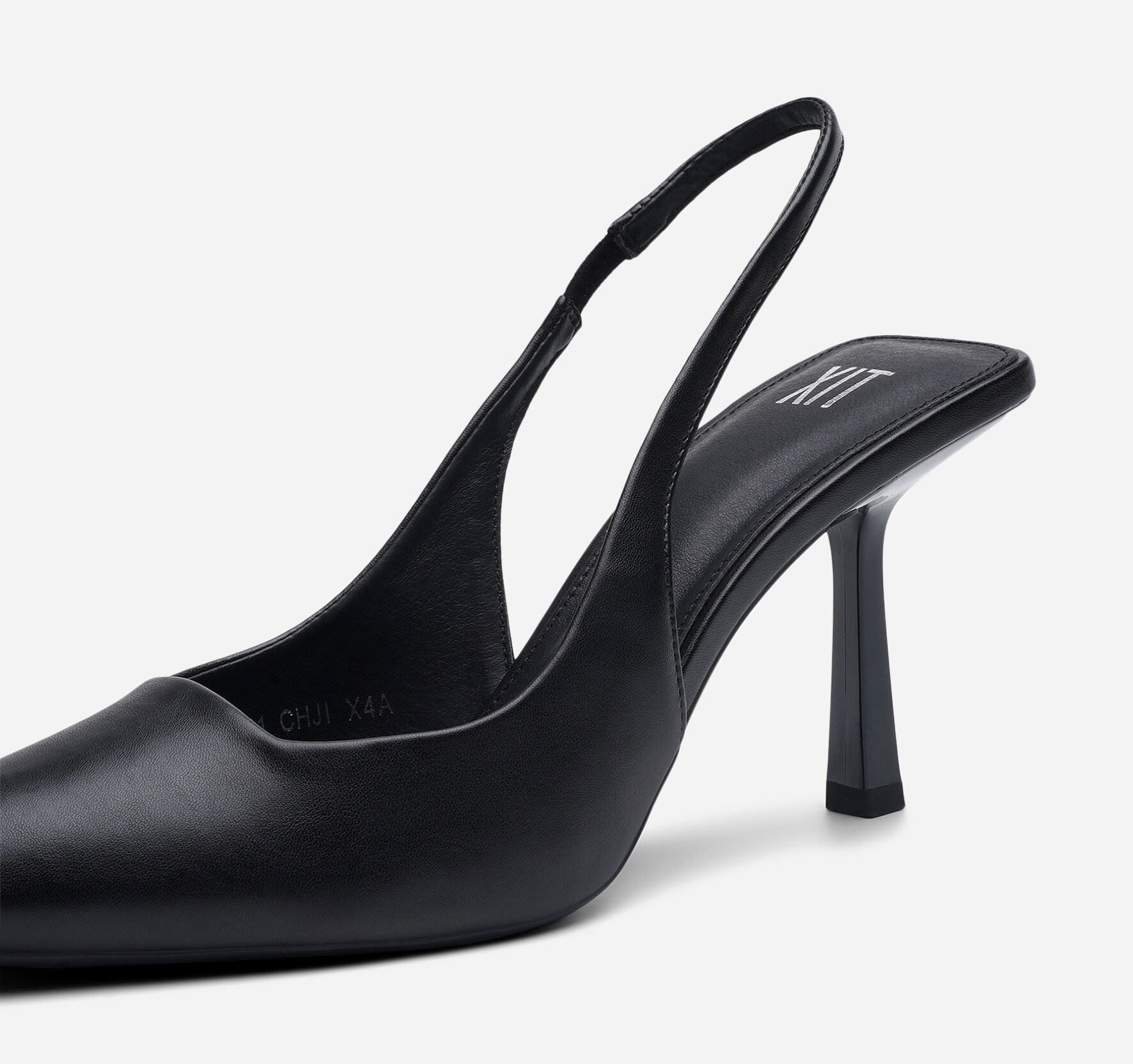 XIT, Pumps med slingback Sort
