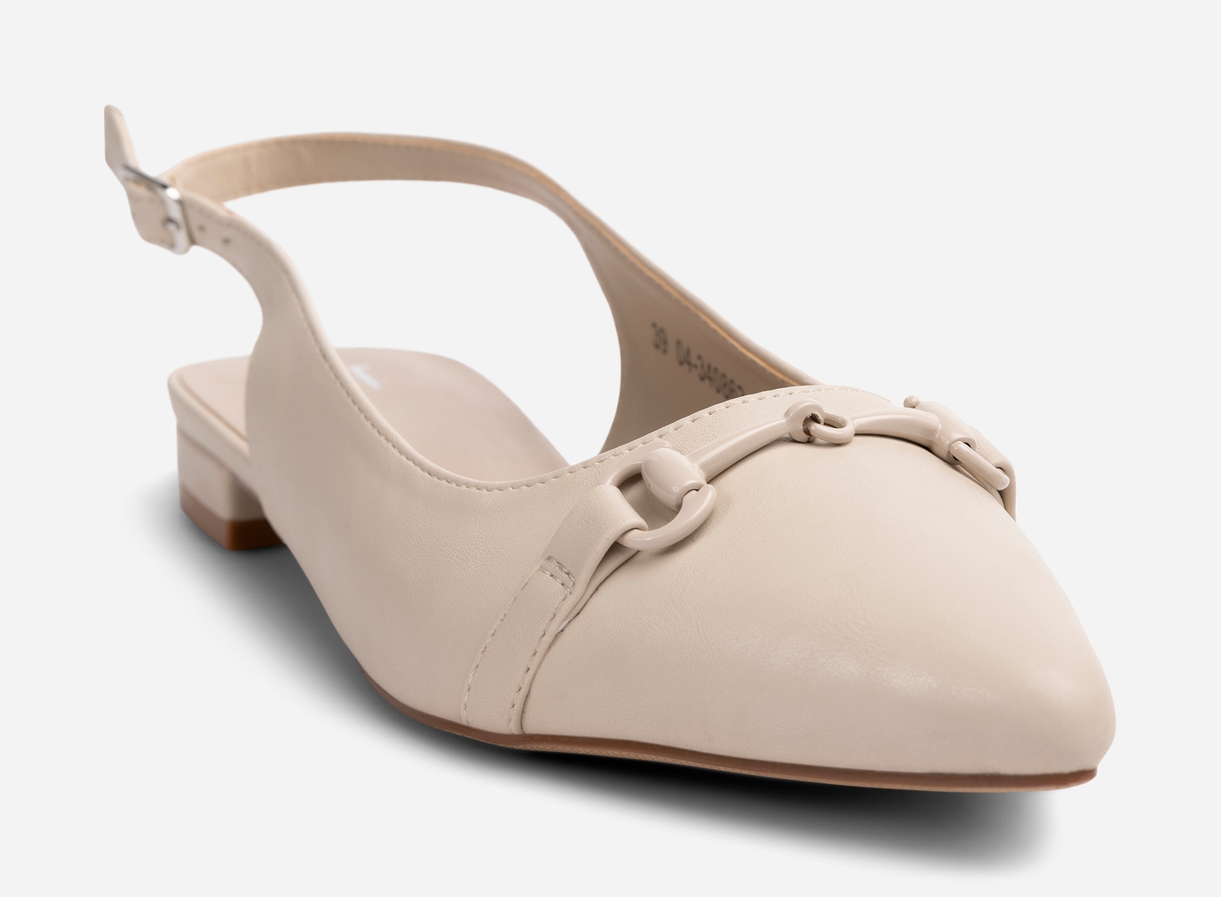 XIT, Ballerinasko med slingback Beige