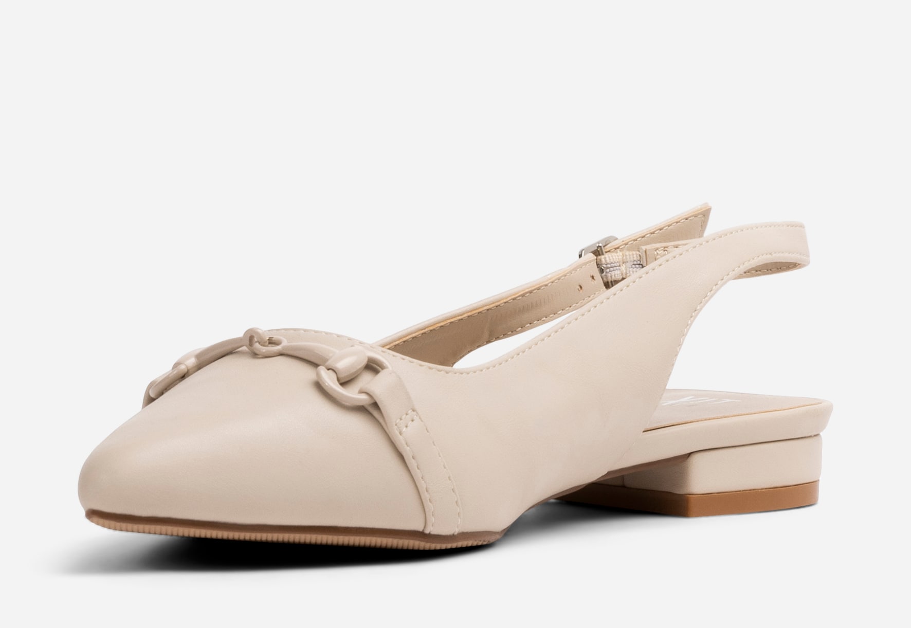 XIT, Ballerinasko med slingback Beige