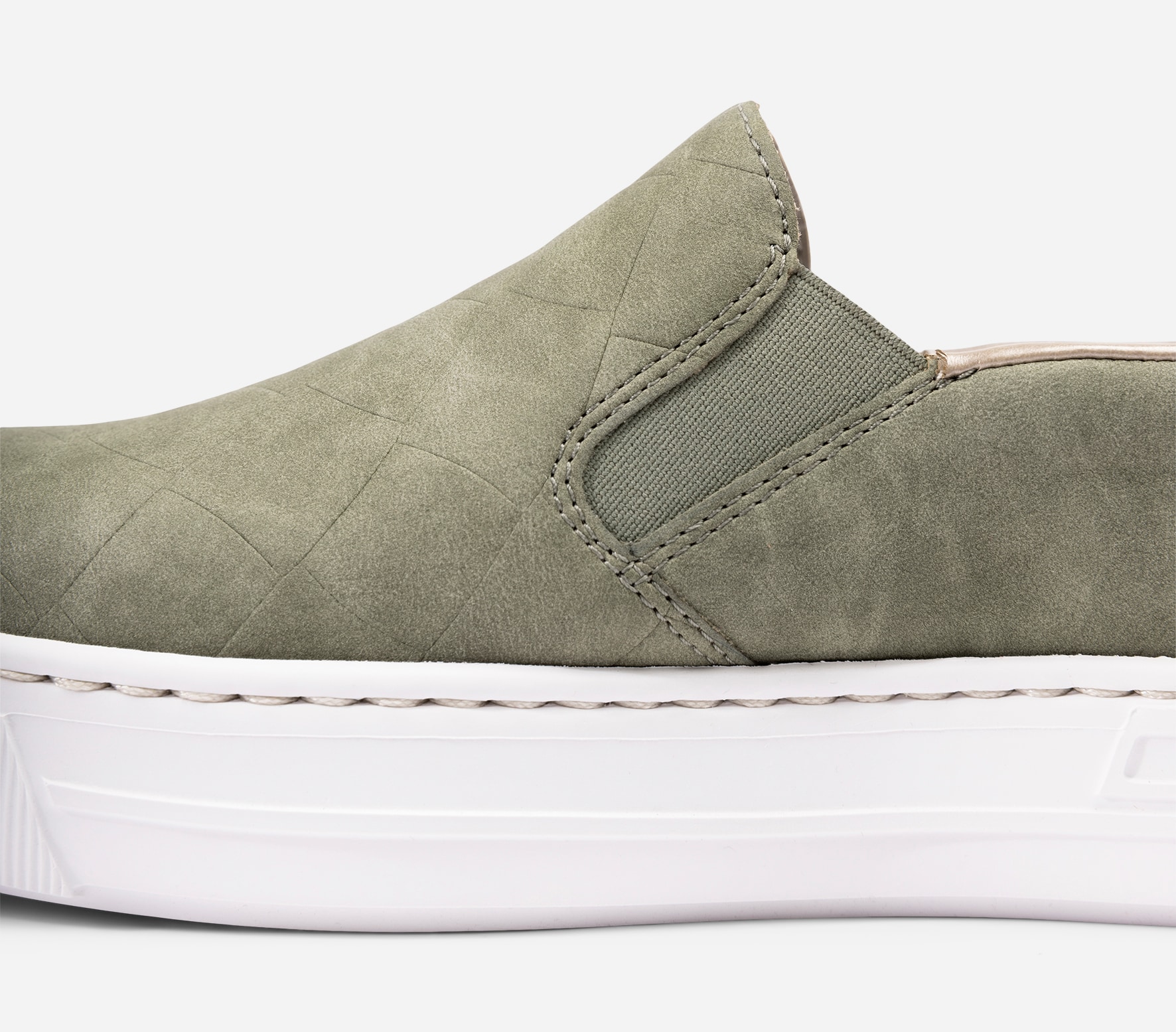 RIEKER, Slip-on sneakers Grønn