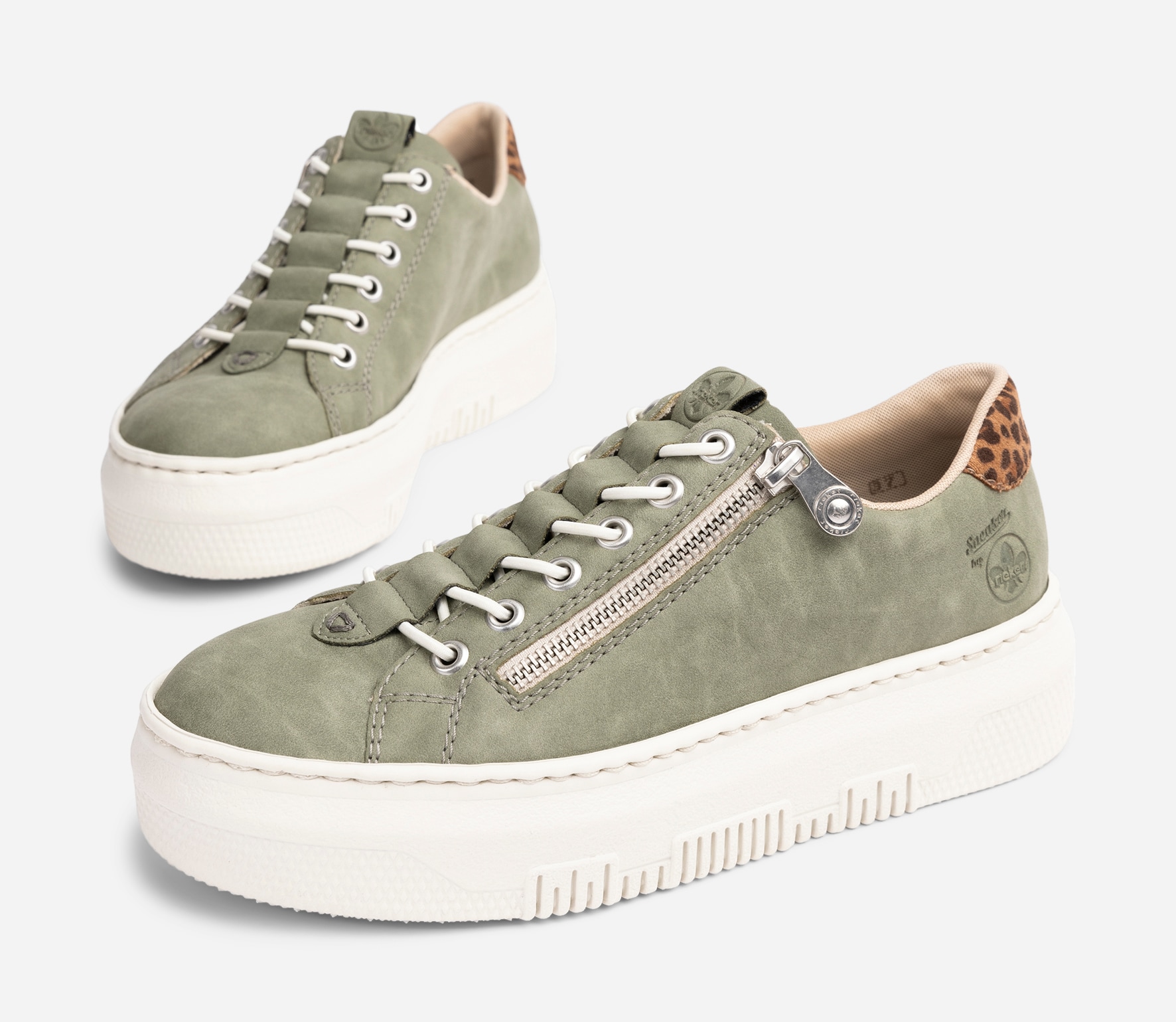RIEKER, Sneakers Grønn